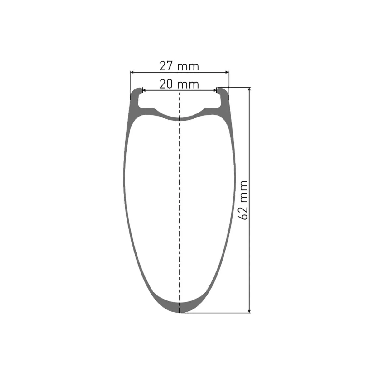 DT Swiss ARC 1100 Dicut DB 62 Front Wheel Disc CL 28-inch / 700C