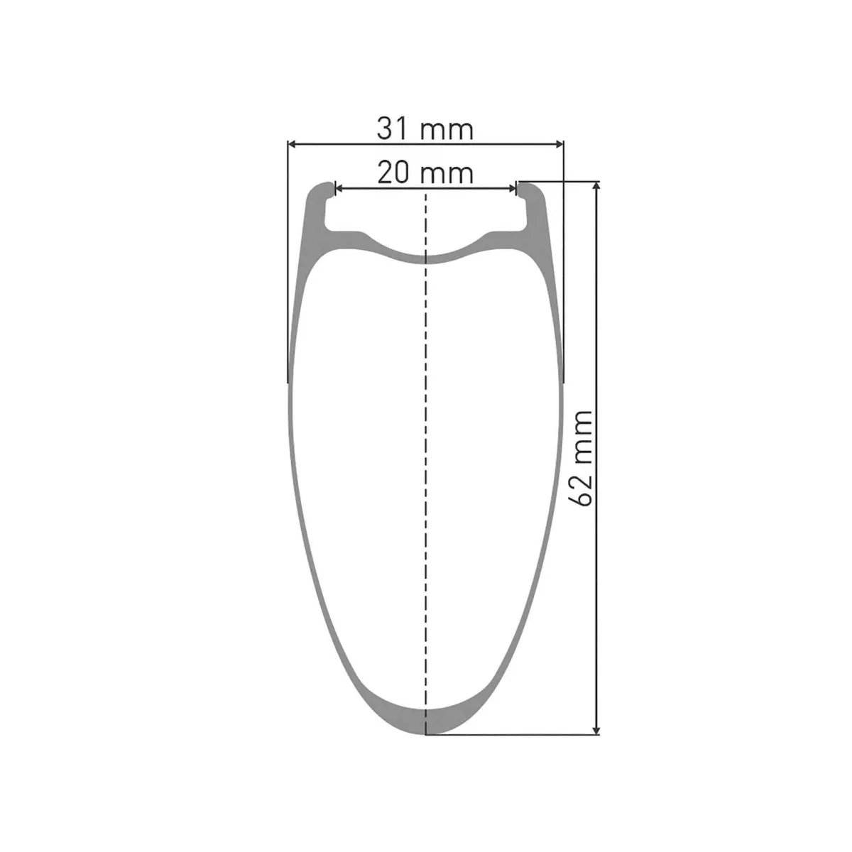 DT Swiss ARC 1400 Dicut DB 62 WTS Front Wheel Disc CL 28-inch / 700C