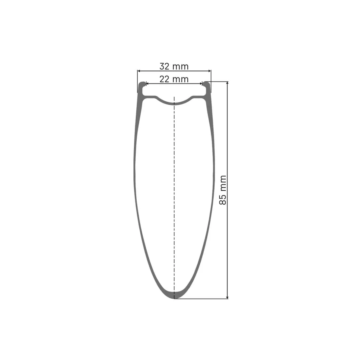 DT Swiss ARC 1400 Dicut DB 85 WTS Rear Disc CL 28-inch / 700C Mod 26