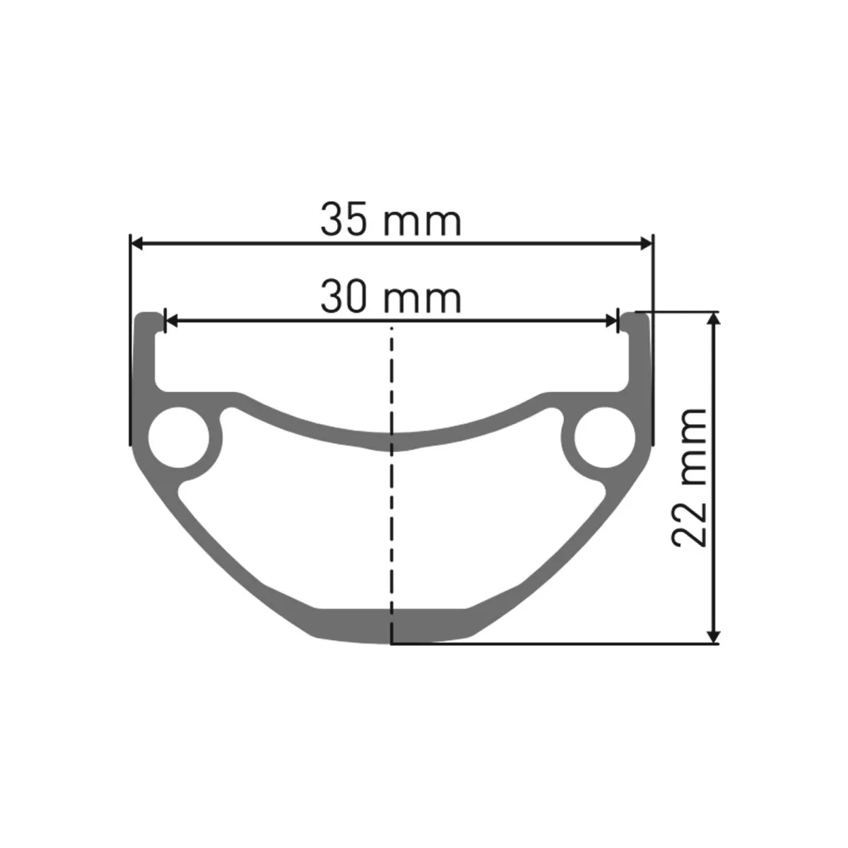 DT Swiss HU 1900 Spline 30 CL Hybrid Utility | 29-inch e-bike front wheel, Centerlock