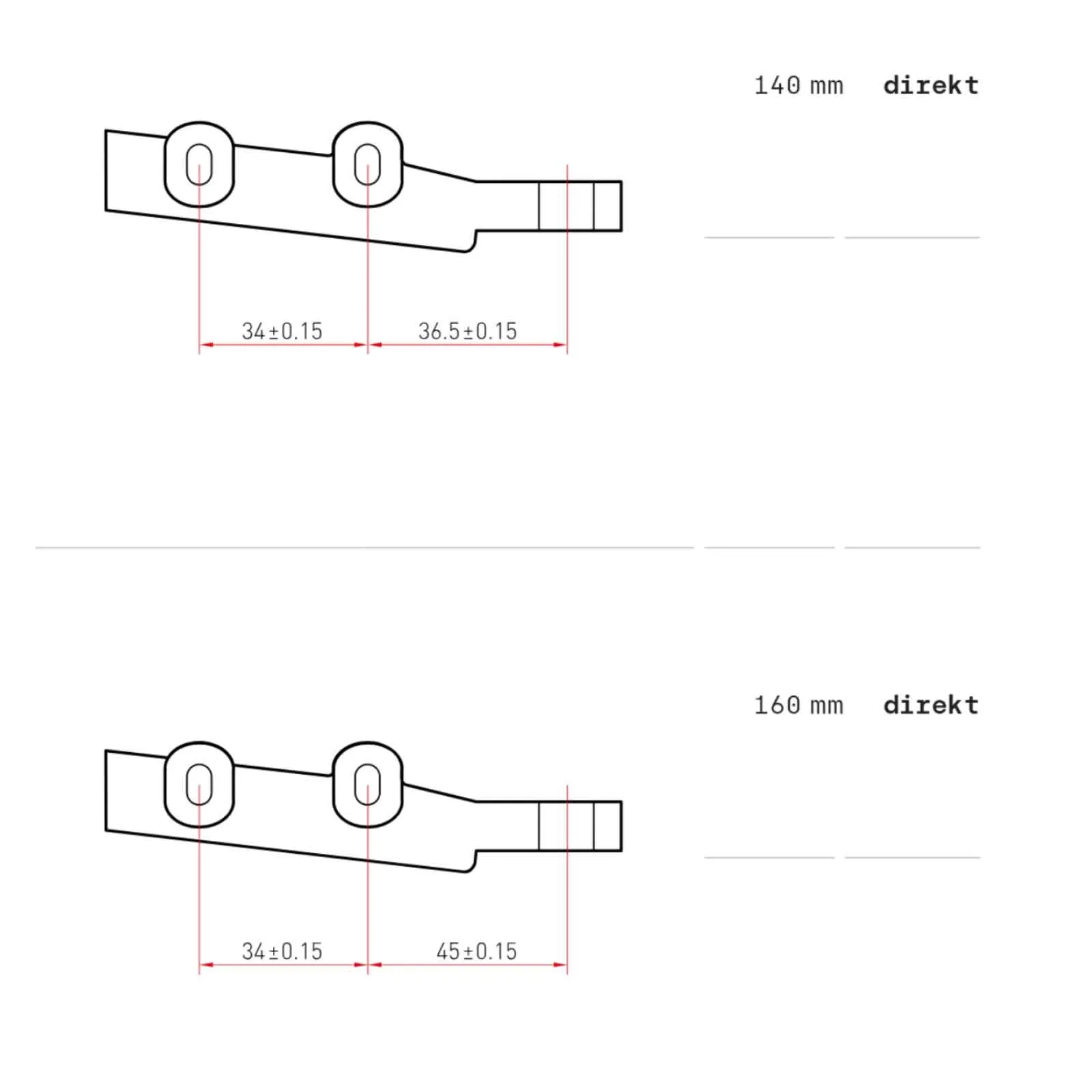 Classified Powershift Torque Support Arm | Flatmount torque support 140-30
