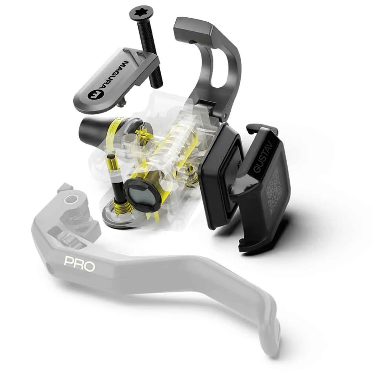 Magura Gustav Pro Disc brake lever spare part | Complete lever housing without lever