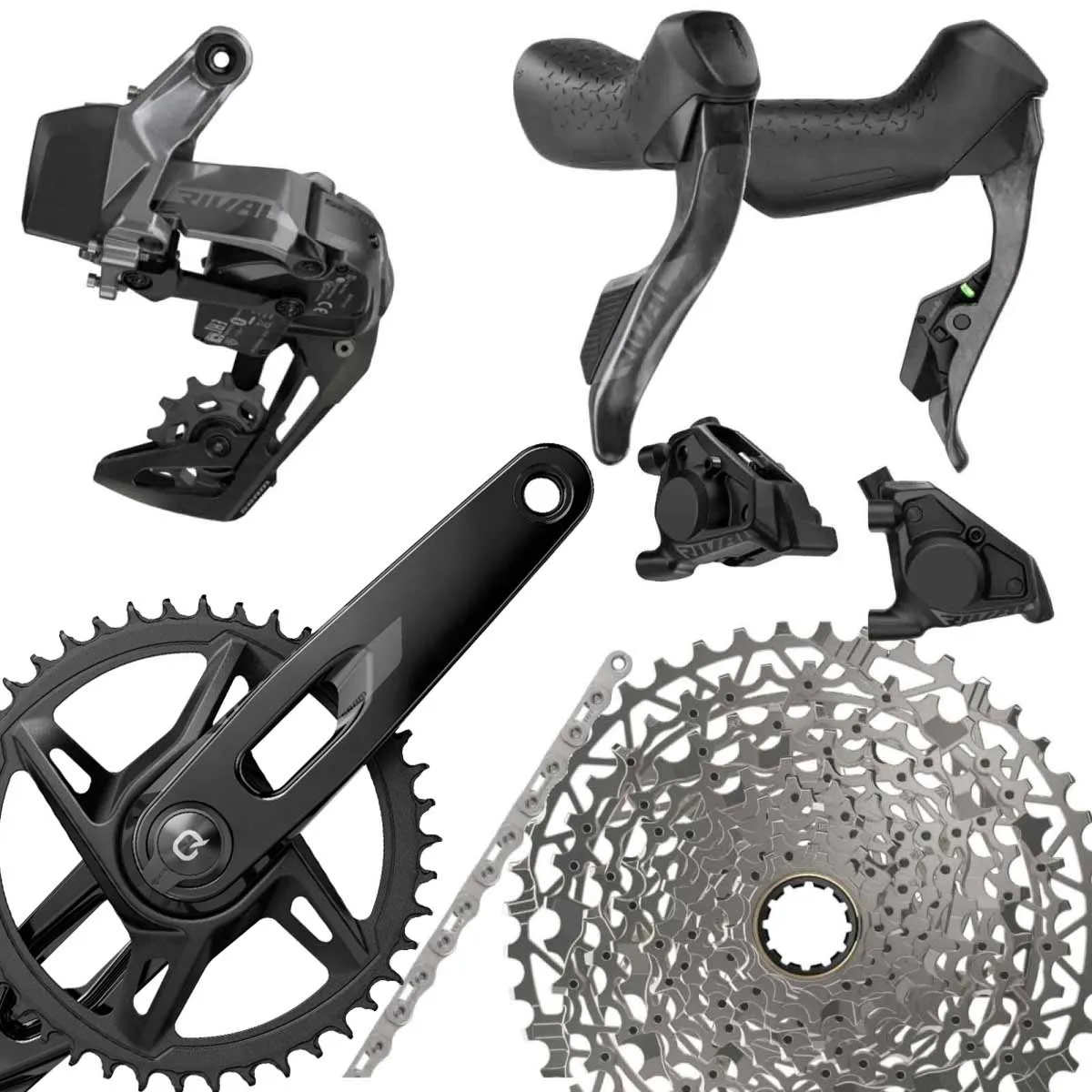 Sram Rival XPLR AXS Gravel Groupset Powermeter D1/E1 Disc 12x1-speed