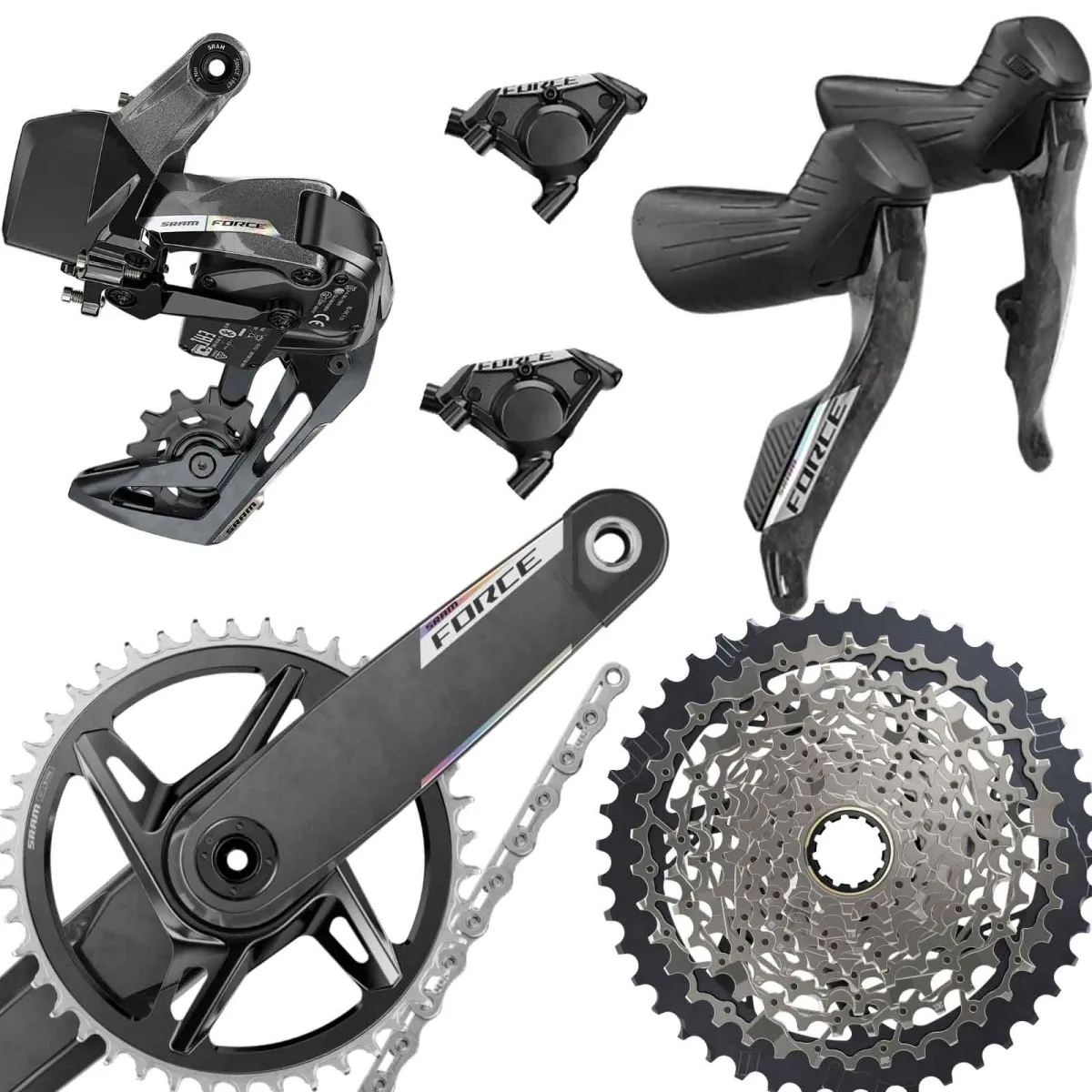 Sram Force XPLR AXS D2/E1 Groupset Disc 12x1-speed