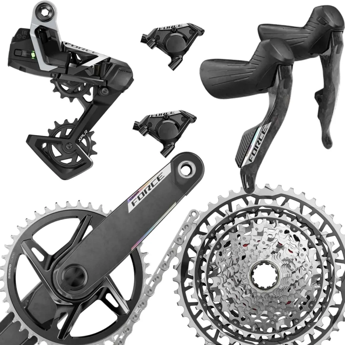 Sram Force XPLR AXS E1 Groupset PWR Power Meter Disc 13x1-speed UHD