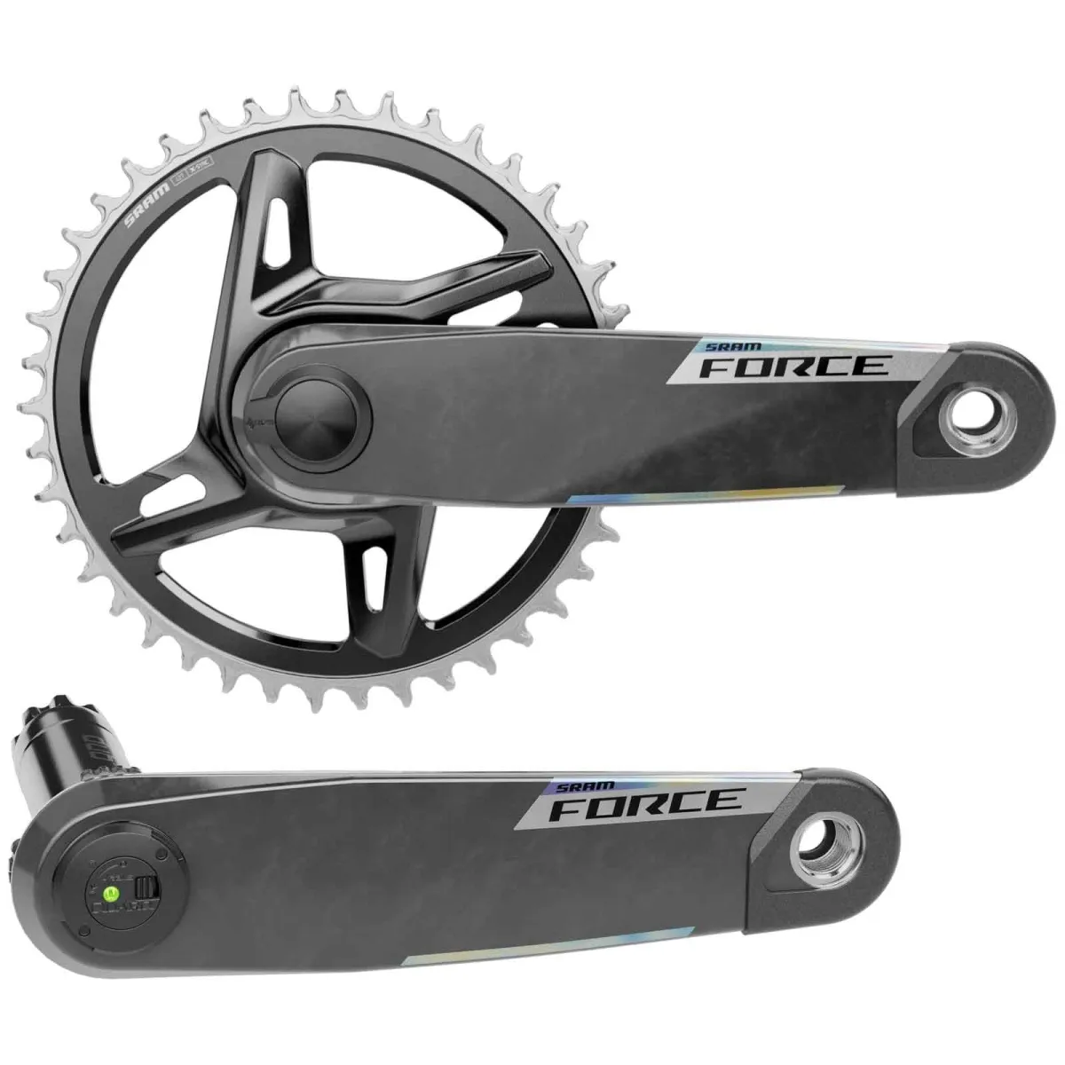 Sram Force XPLR E1 AXS PWR Powermeter Crankset DUB WIDE Carbon | 13/12x1-speed 42 teeth 172.5 mm