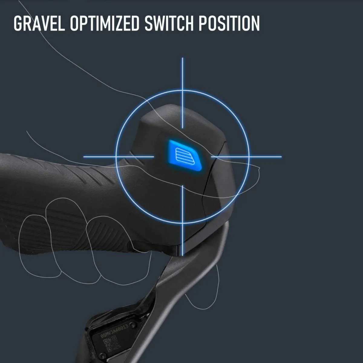 Shimano GRX Di2 Wireless disc brake | 2-speed ST-RX825-L + BR-RX820 brake caliper