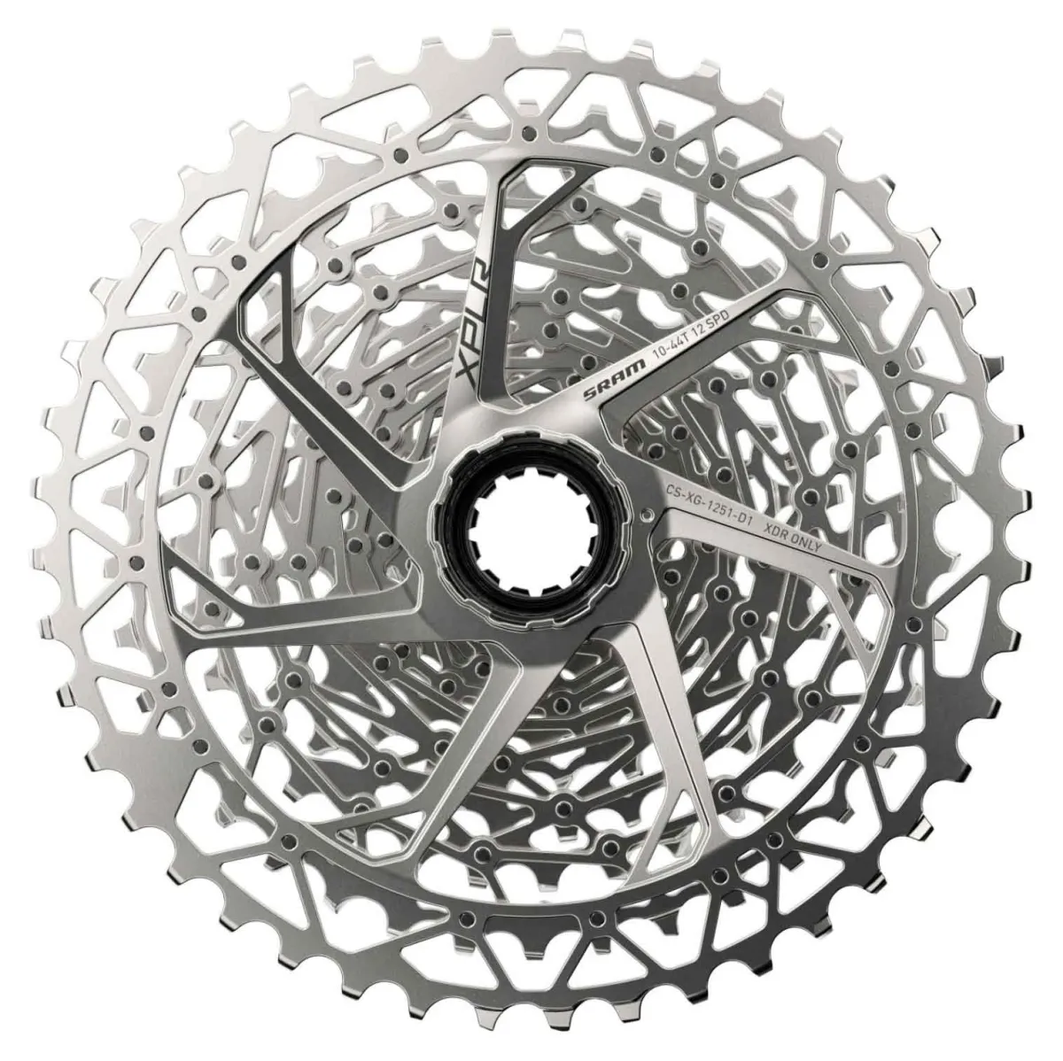 Sram Rival XPLR AXS cassette XG-1251 XDR 12-speed silver 10-44 teeth
