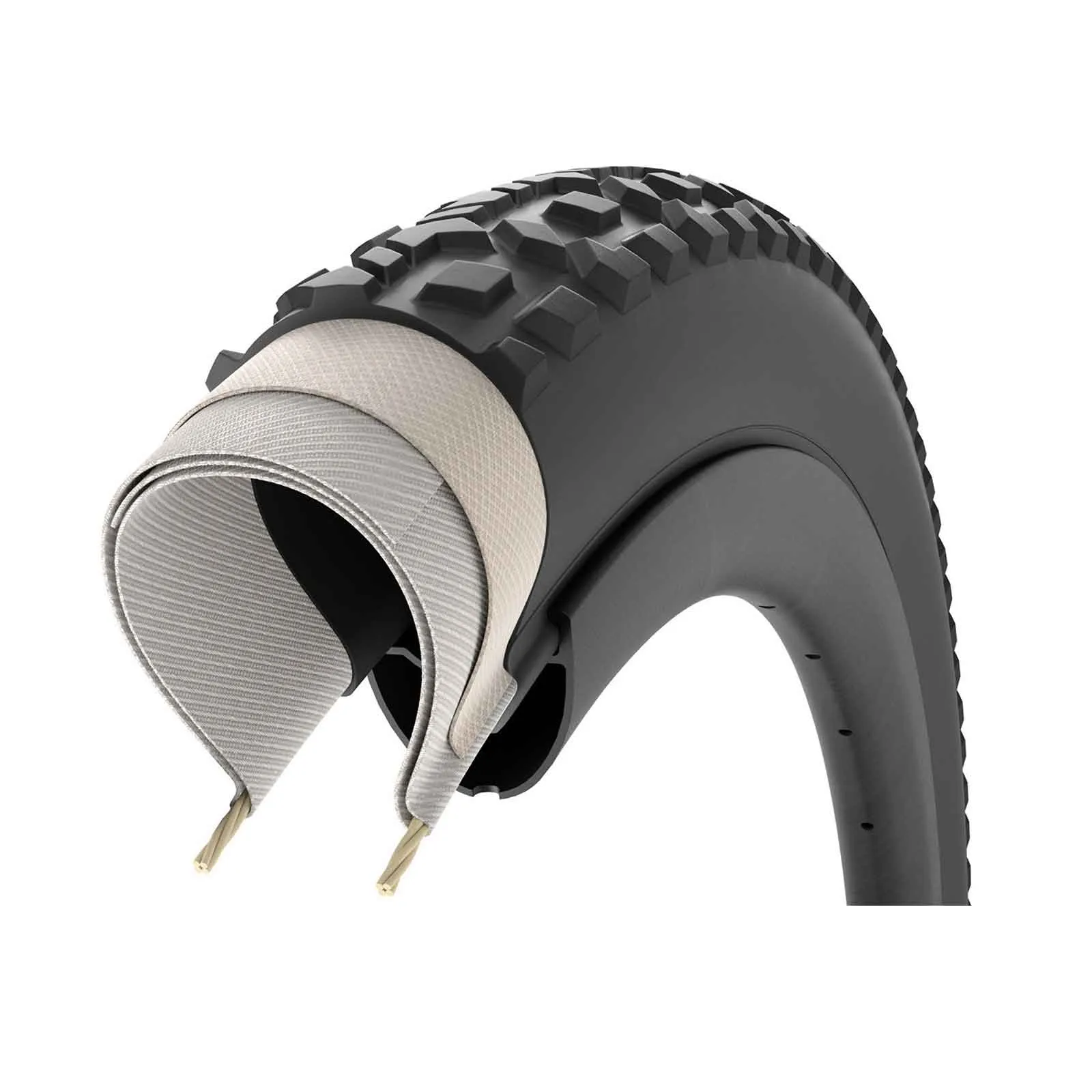 Pirelli Cinturato Gravel M Tyre P-Line | TLR 28 inches x 45 Classic black