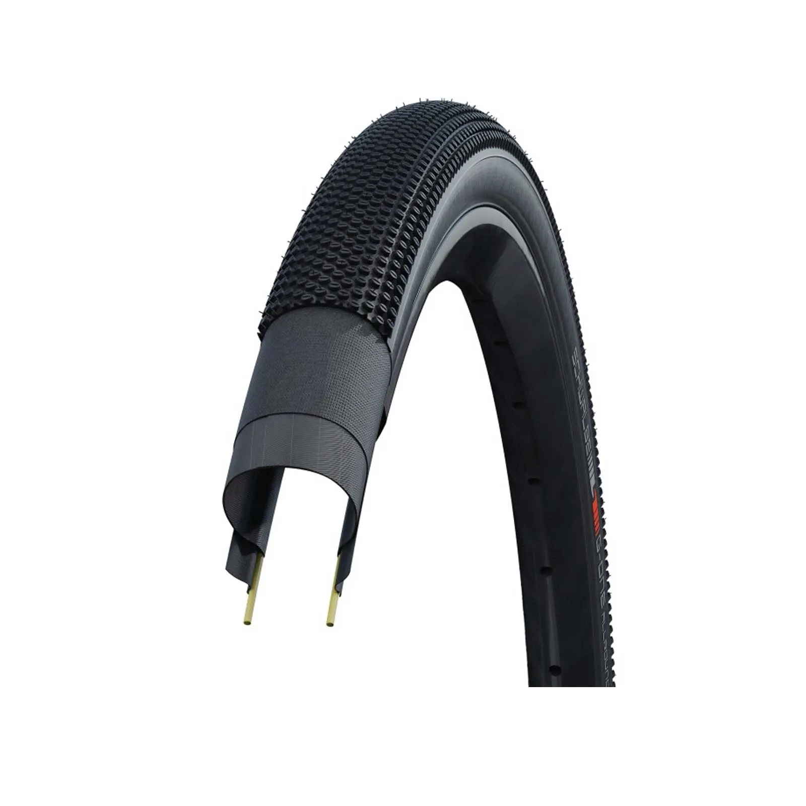 Schwalbe G-One Allround Gravel Tyre | Performance Line AddixGreen 27.5 inches x 2.25 / 584 x 57 black-reflective