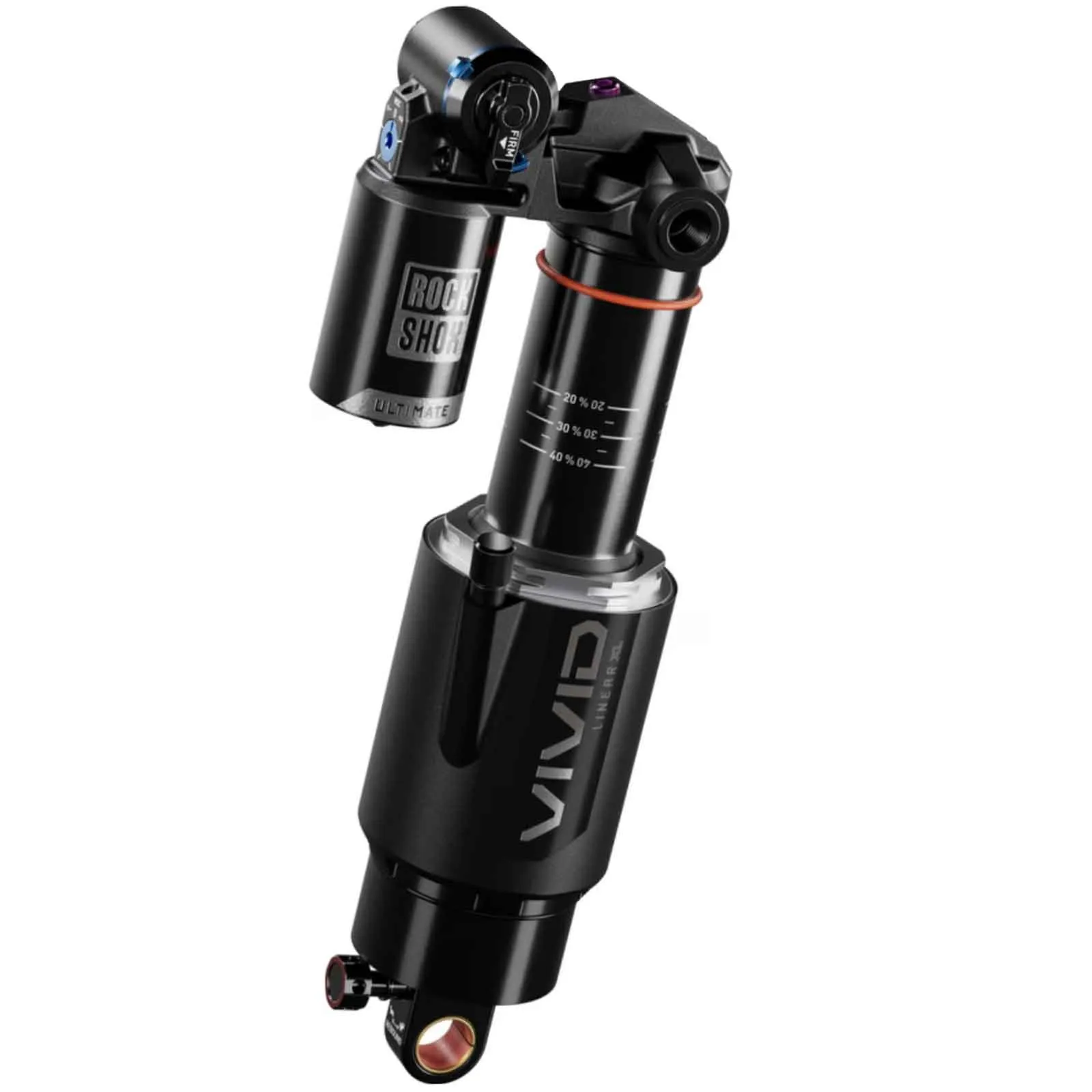 RockShox Vivid Ultimate Air RC2T shock | LinearXL Trunnion 185x55mm Mod 2027