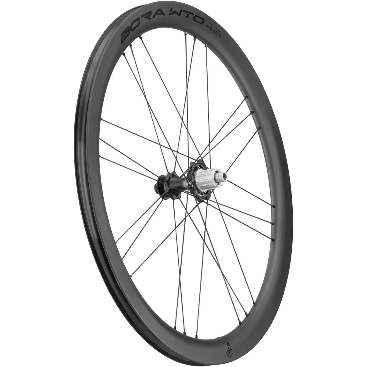 Campagnolo Bora WTO 45 DB C23 Disc CL wheelset | 28-inch rotor Campagnolo N3W matt black