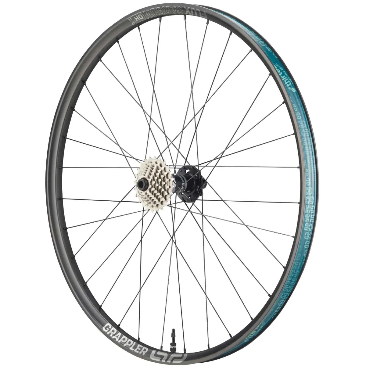 e*thirteen Grappler Sidekick Flux DH 7 Aluminium Rear Wheel | 29-inch Boost 12x148mm integrated 7-speed cassette 9-24 teeth