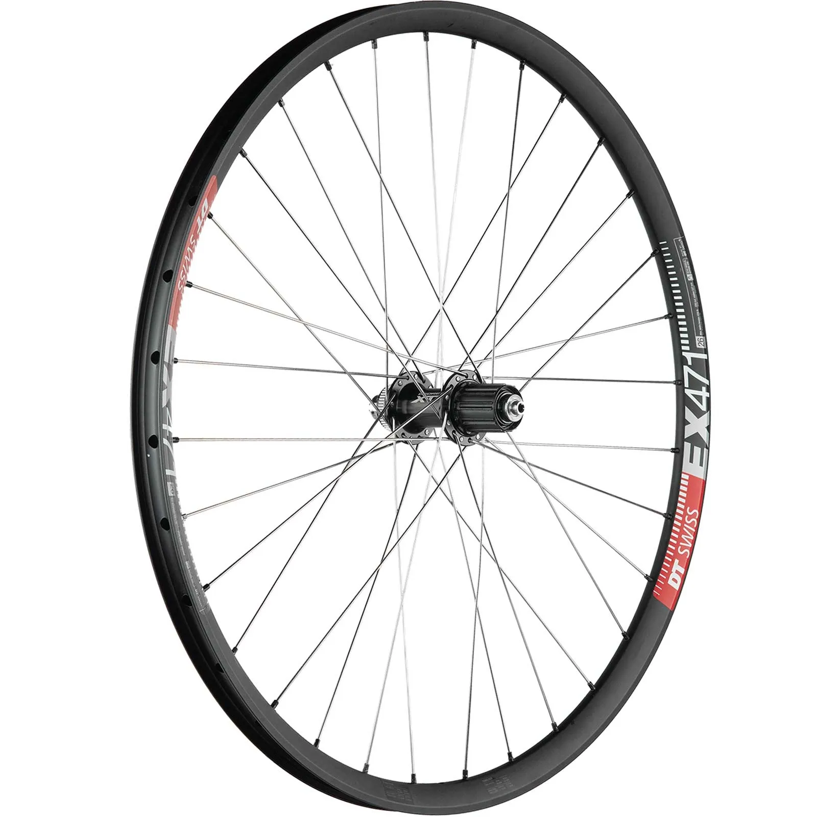 26-inch rear wheel Shimano XT M8000/8010 hubs + DT Swiss EX 471 Disc rims | built by TNC