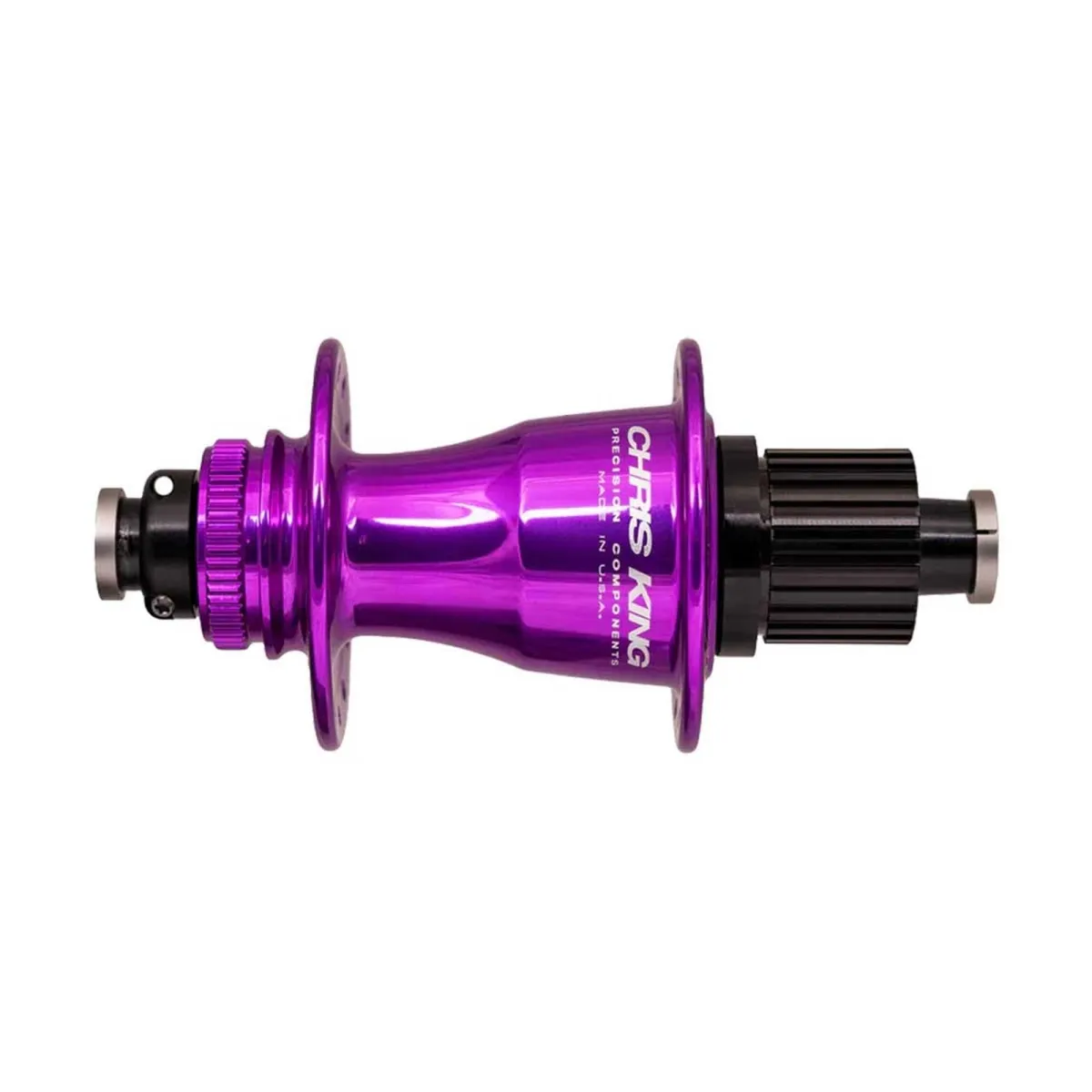 Chris King Rear Hub Ceramic Disc Centerlock SuperBoost 12x157 3D purple | violet 32-hole