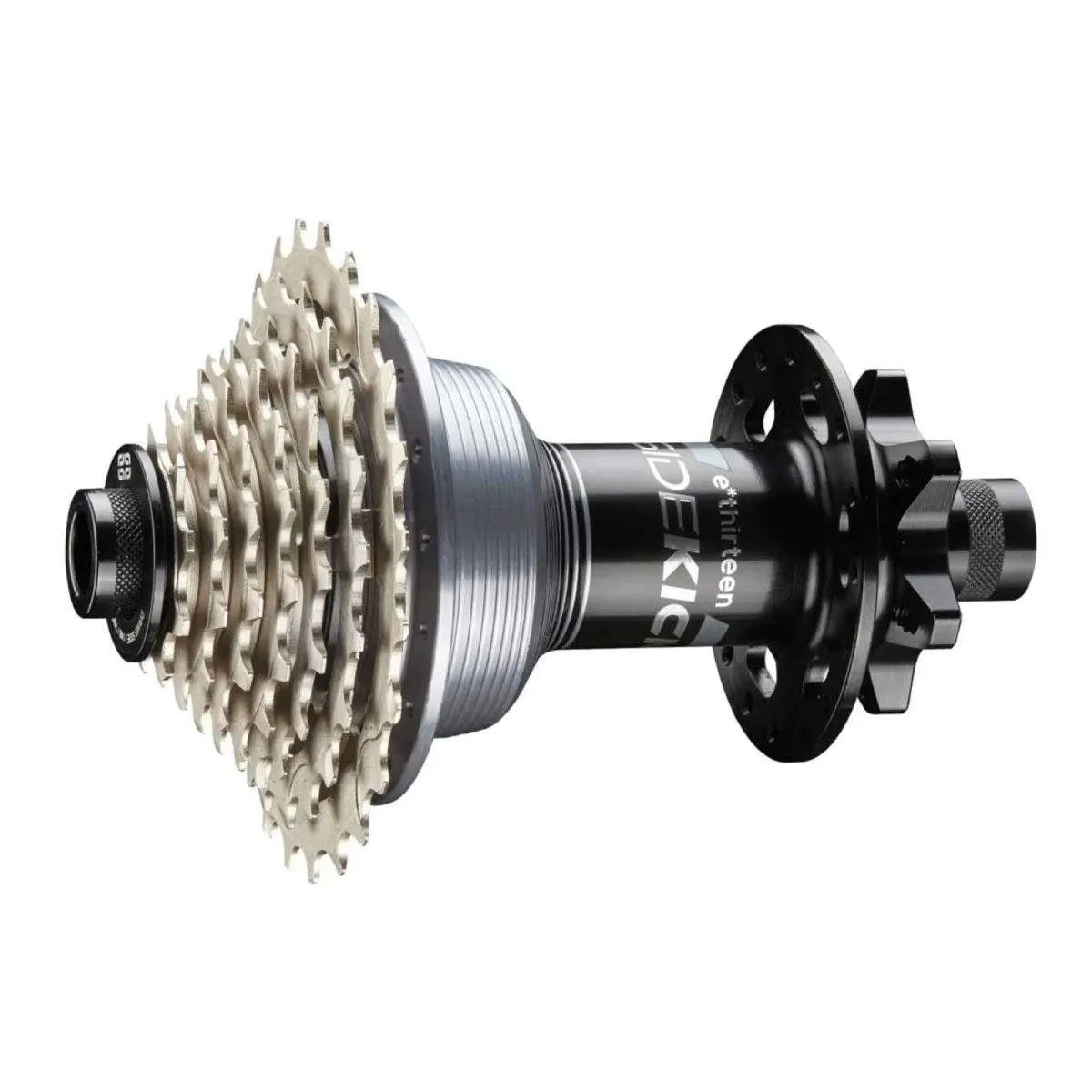 e*thirteen Grappler Sidekick Flux DH 7 Aluminium Rear Wheel | 29-inch Boost 12x148mm integrated 7-speed cassette 9-24 teeth