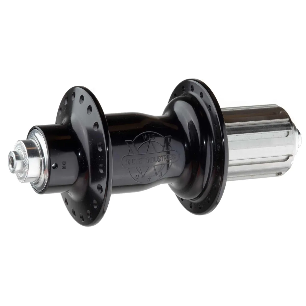 White Industries Rear Hub M15 Rim Brake | SSP 10x135mm 36-hole Rotor HG Black