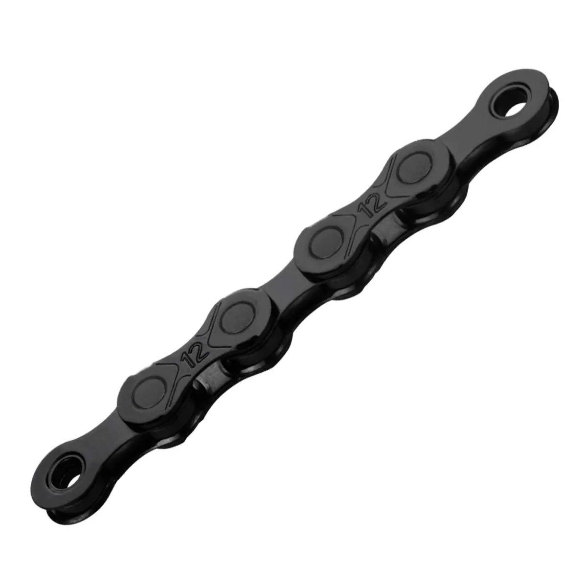 KMC DLC12 waxed chain with link, 12-speed, 126 links, black