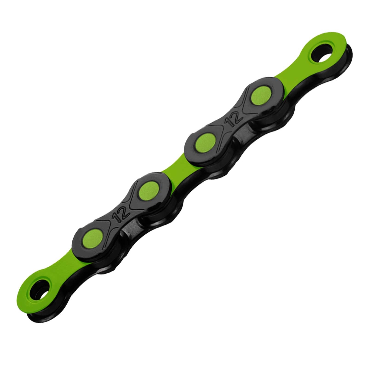 KMC DLC12 chain incl. link 12-speed 126 links black-green