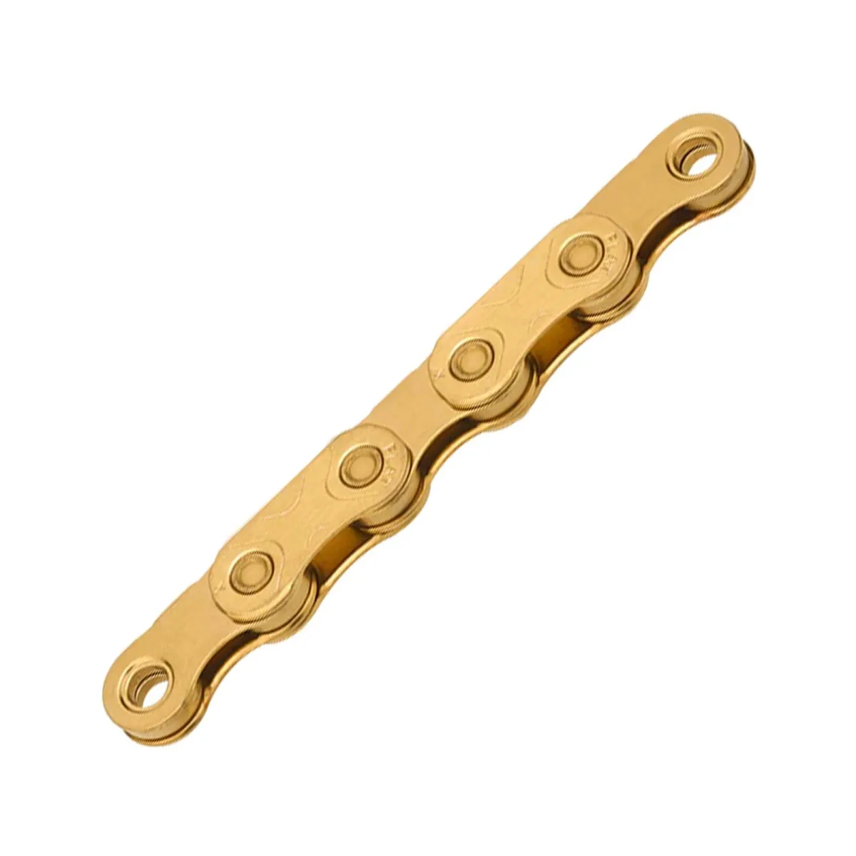 KMC Chain X FLAT Ti-N waxed incl Link 12-/13-speed 126 links gold