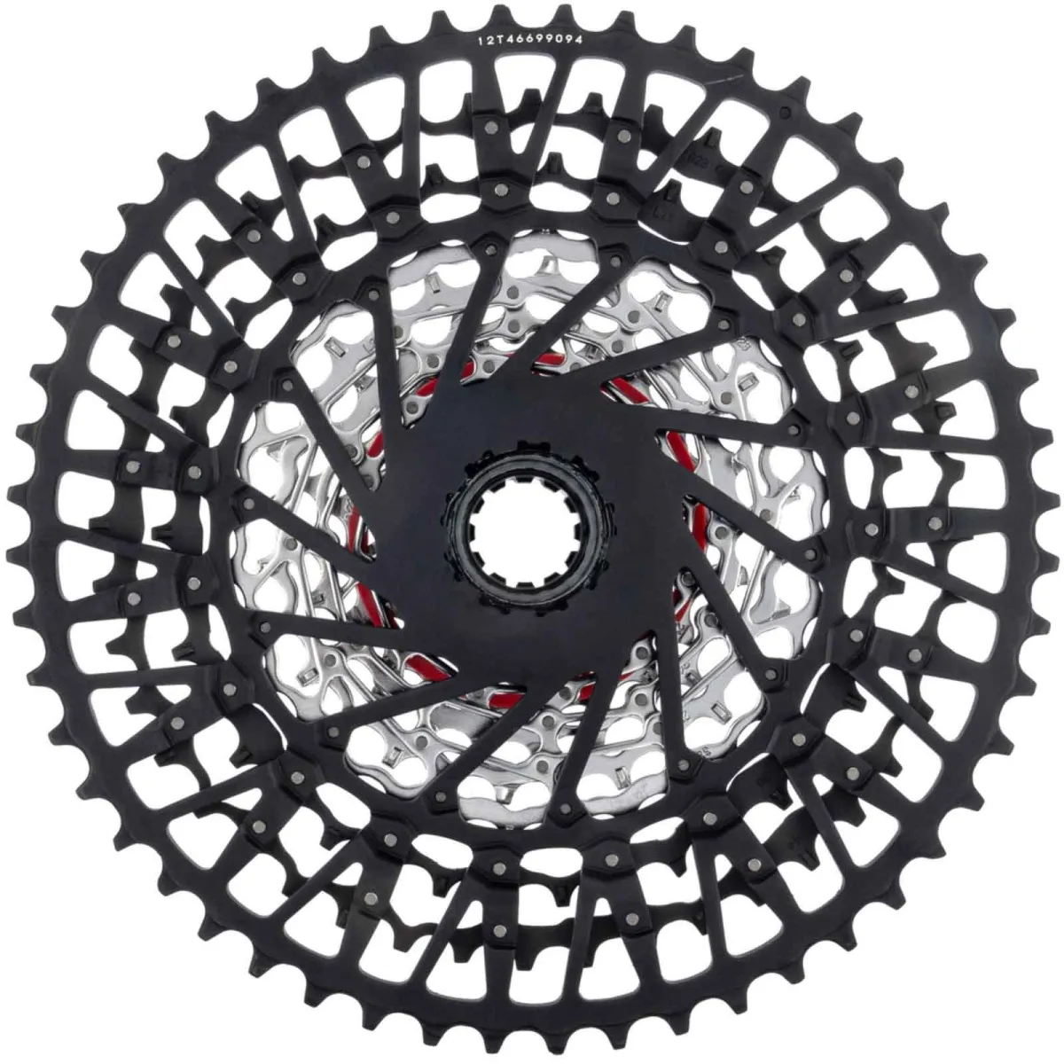 Sram GX Eagle Transmission XS-1275 Cassette T-Type 10-52 teeth 12-speed black-silver