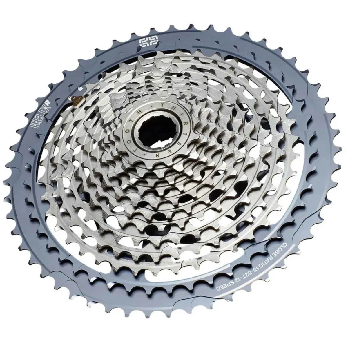e*thirteen Helix Race E-Bike / Gravel XD Cassette 12-speed 13-52 tooth Grey