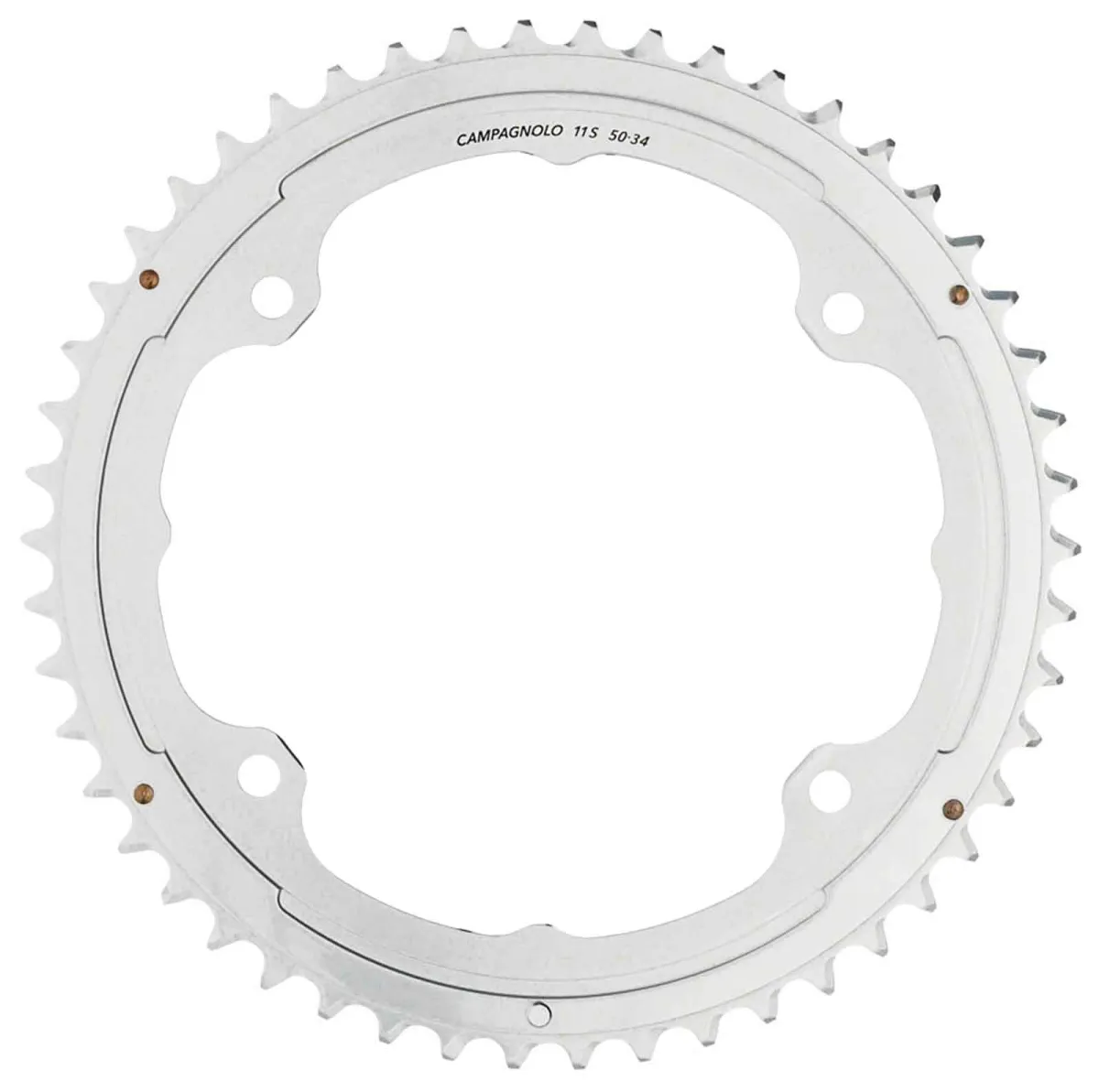Campagnolo Centaur 11-speed chainring, 52 teeth, 4-arm, 145mm chainline, silver