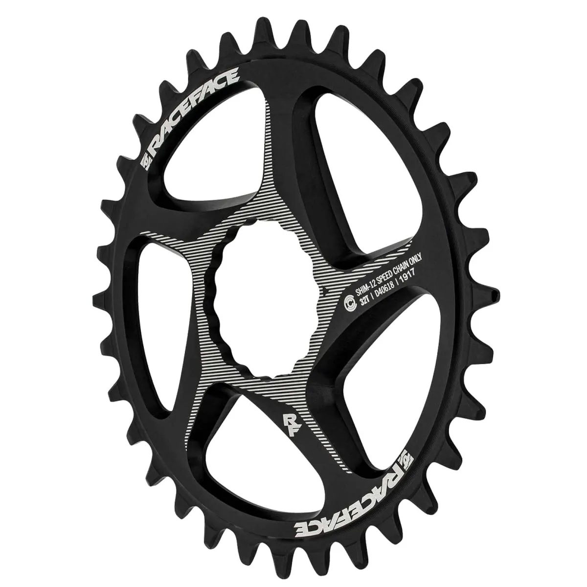 Race Face Chainring 1x Cinch Direct Mount SHI12 Narrow Wide 3mm Offset black 34 teeth