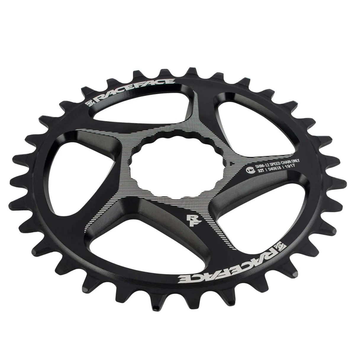 Race Face Chainring 1x Cinch Direct Mount SHI12 Narrow Wide 3mm Offset black 30 teeth