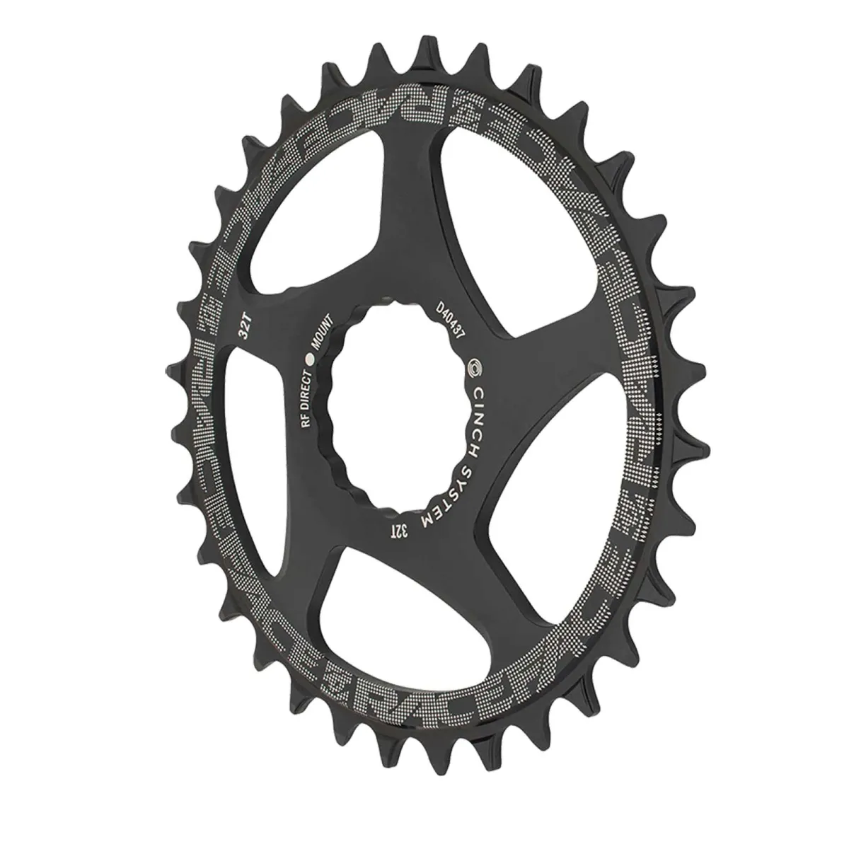 Race Face Chainring 1x Cinch Direct Mount 3mm Offset Narrow Wide black 28 teeth