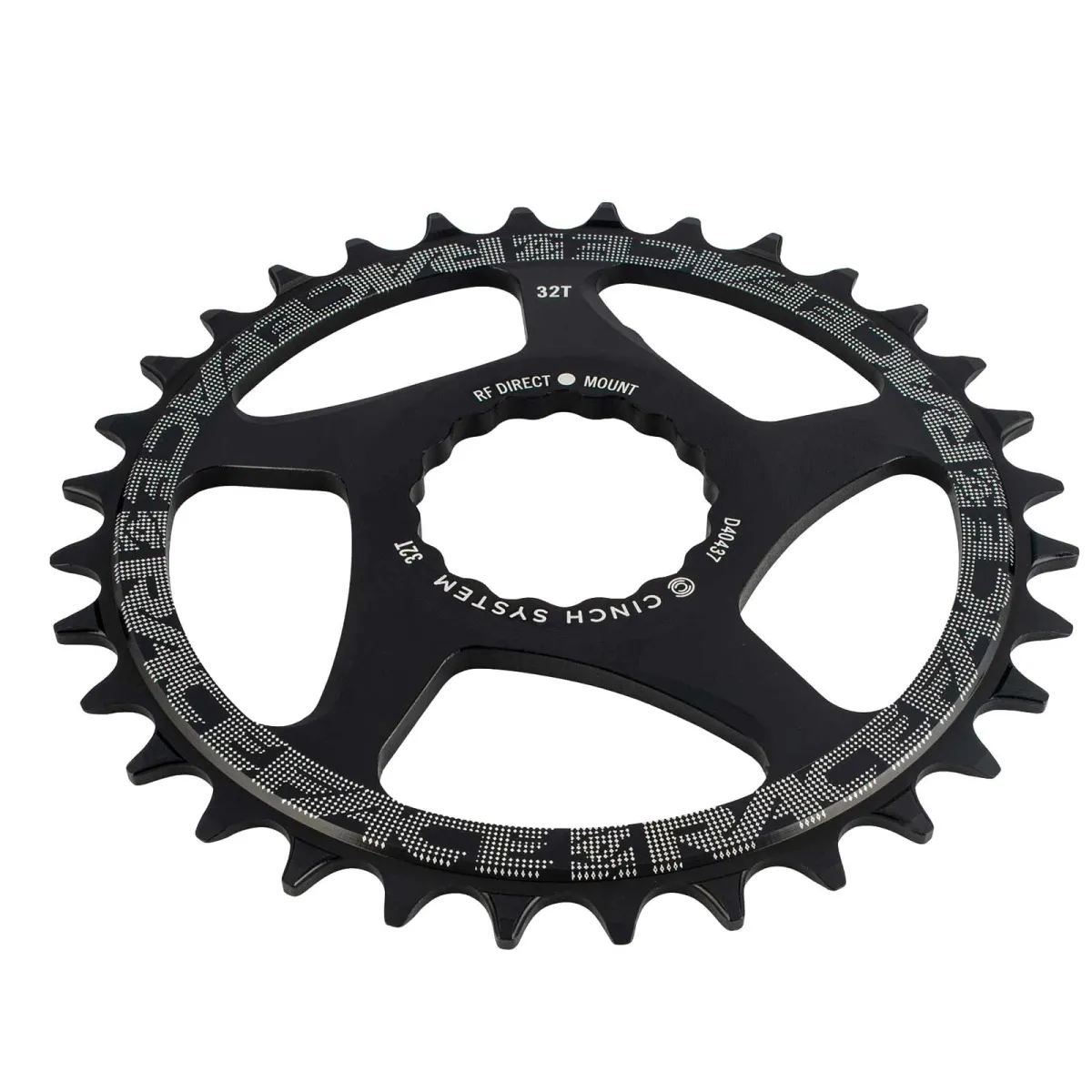 Race Face Chainring 1x Cinch Direct Mount 3mm Offset Narrow Wide black 30 teeth