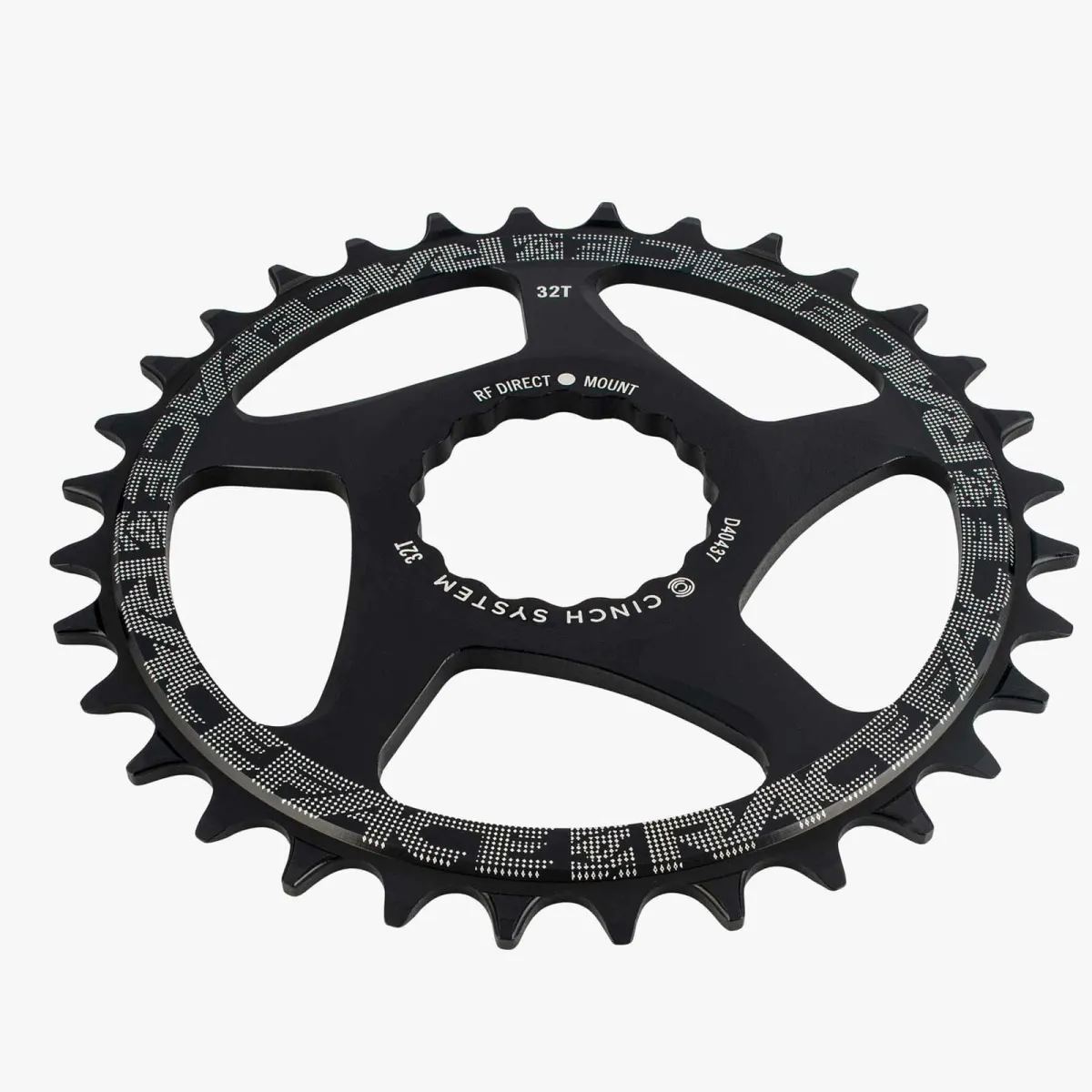 Race Face Chainring 1x Cinch Direct Mount 3mm Offset Narrow Wide black 24 teeth