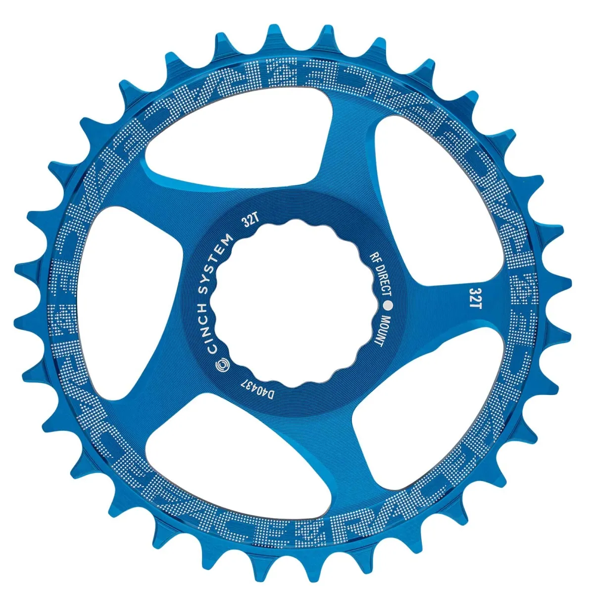 Race Face Chainring 1x Cinch Direct Mount 3mm Offset Narrow Wide blue 28 teeth