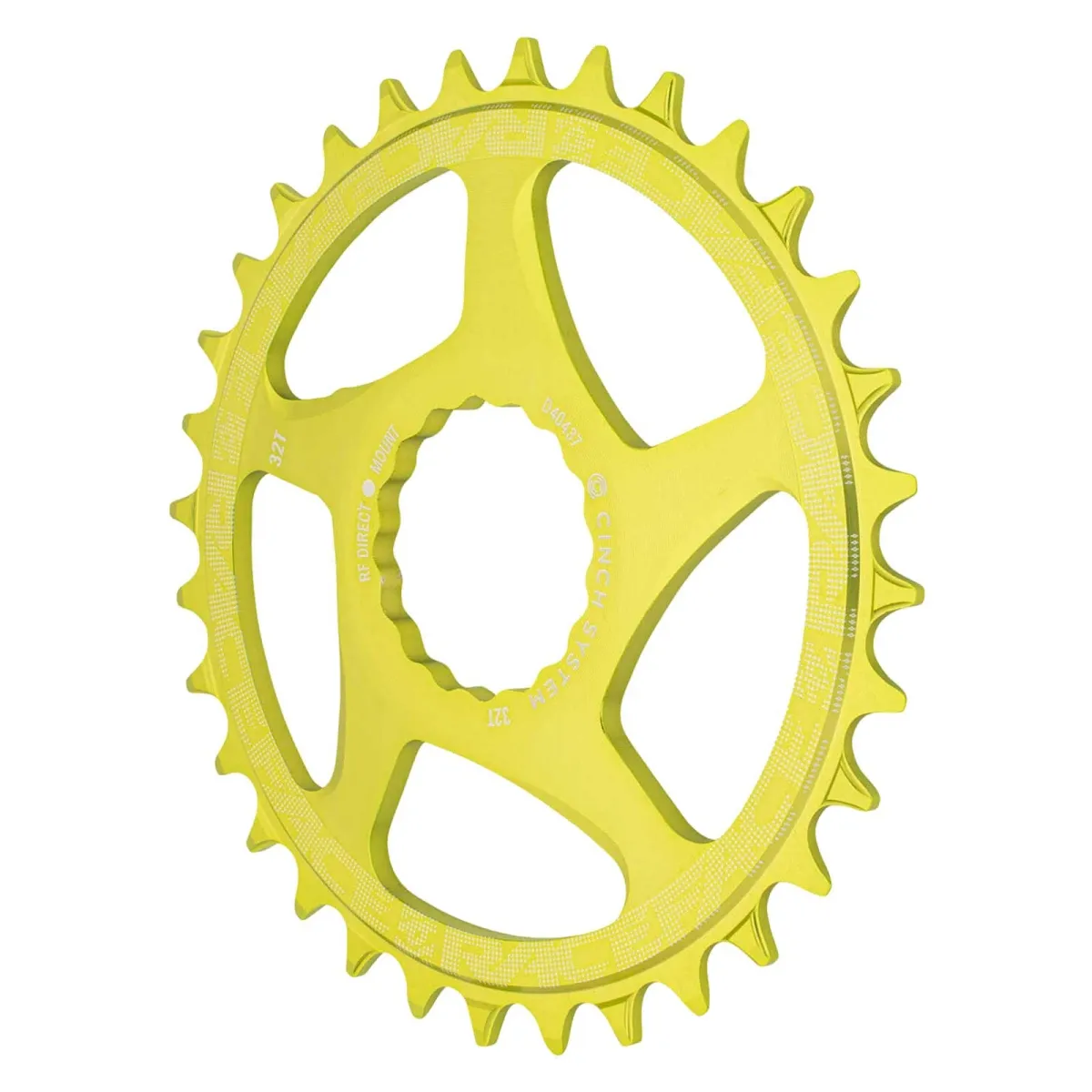Race Face Chainring 1x Cinch Direct Mount 3mm Offset Narrow Wide green 34 teeth