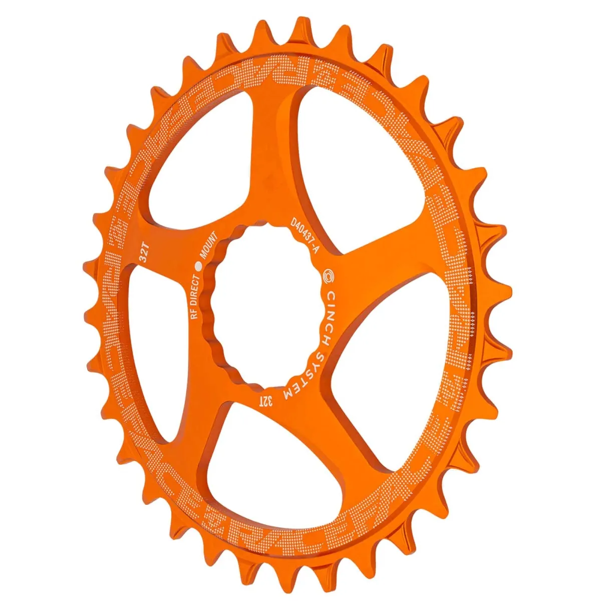 Race Face Chainring 1x Cinch Direct Mount 3mm Offset Narrow Wide orange 36 teeth