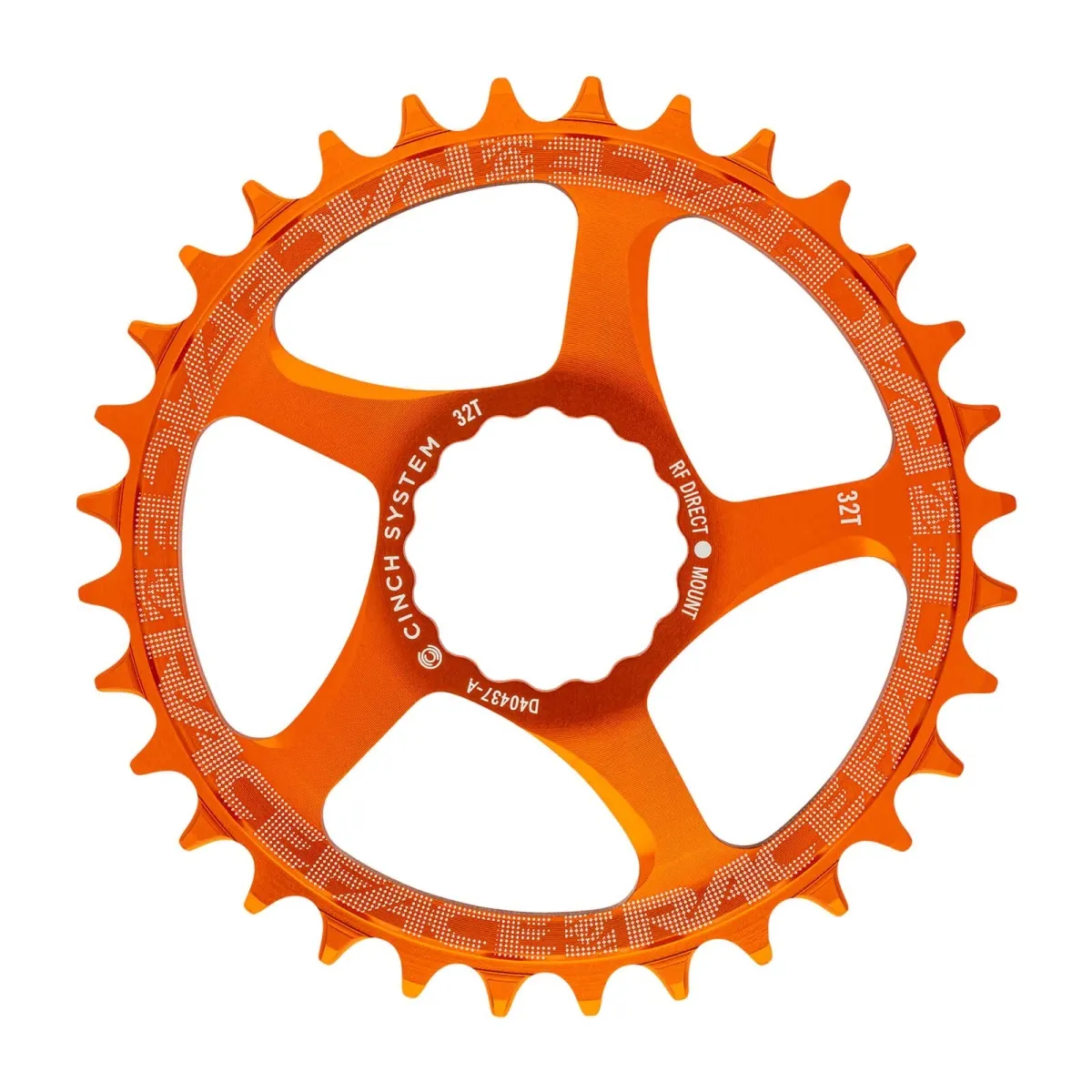 Race Face Chainring 1x Cinch Direct Mount 3mm Offset Narrow Wide orange 36 teeth
