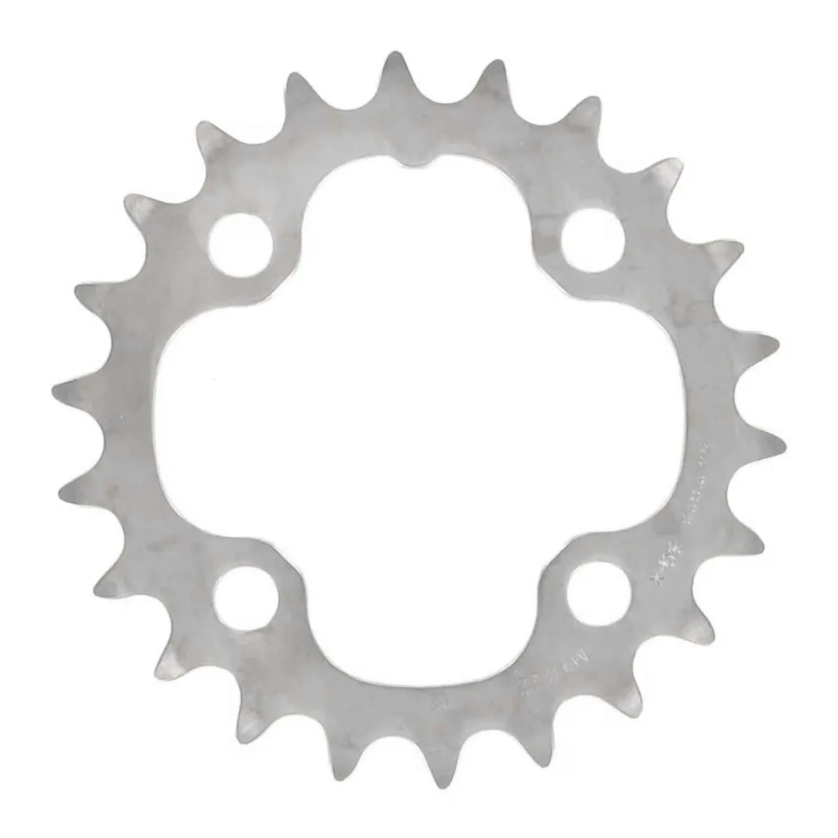 Shimano MTB chainring, 64-tooth circle, steel, 9-speed, 22 teeth