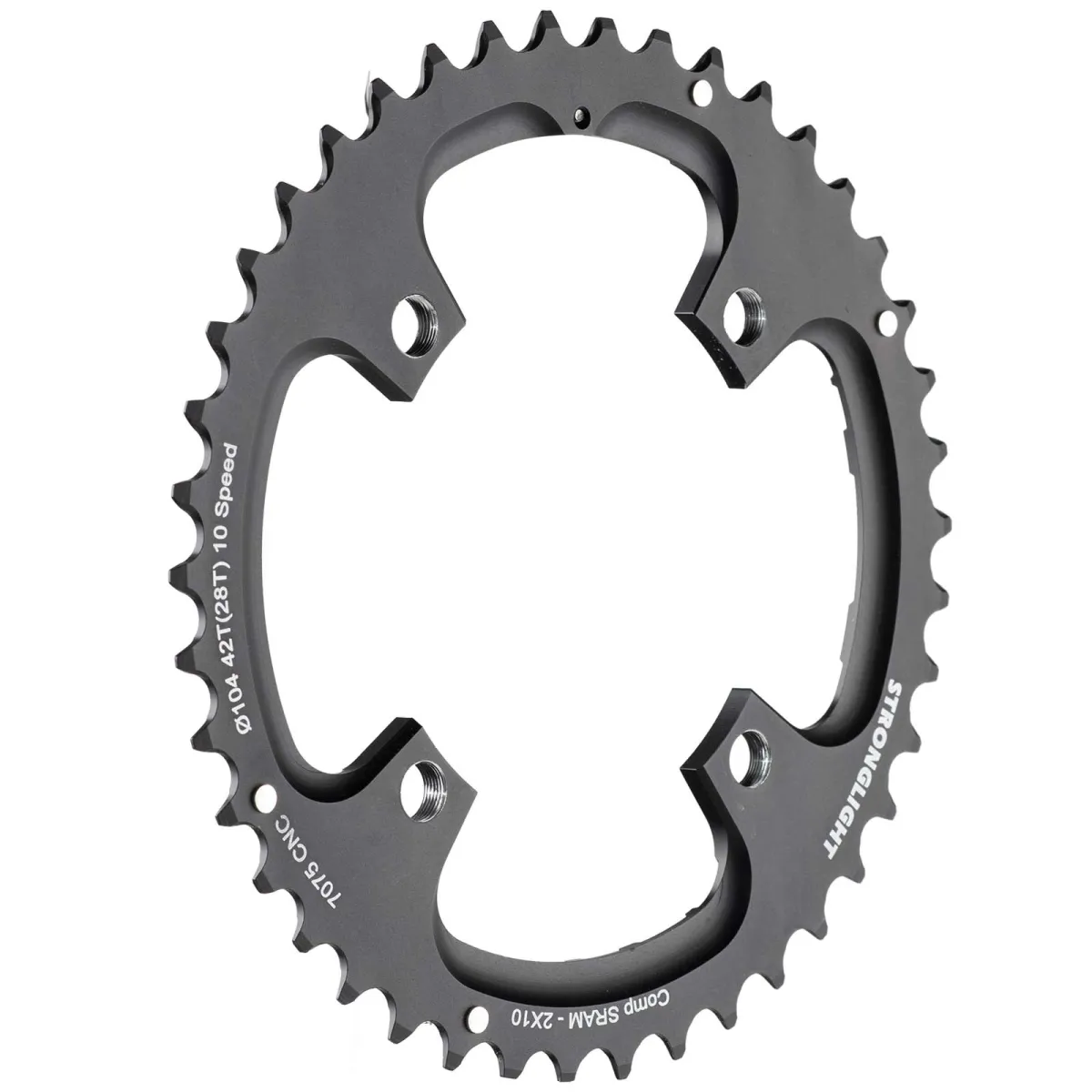 Stronglight ct² MTB chainring 10x2-speed Sram X0 | 104 LK with external thread, 42 teeth