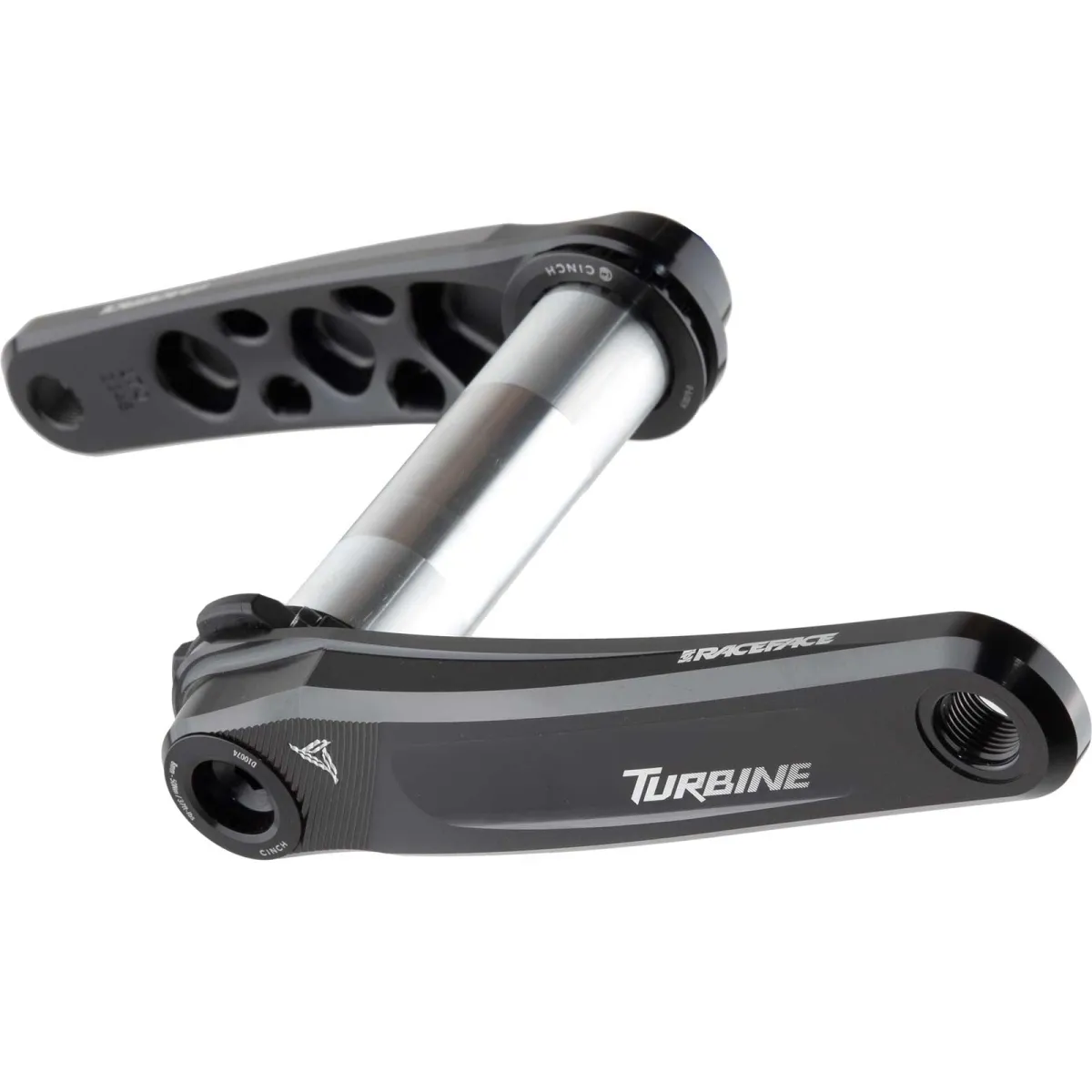 Race Face Turbine Crankset Cinch | 143mm spindle, black, 175mm