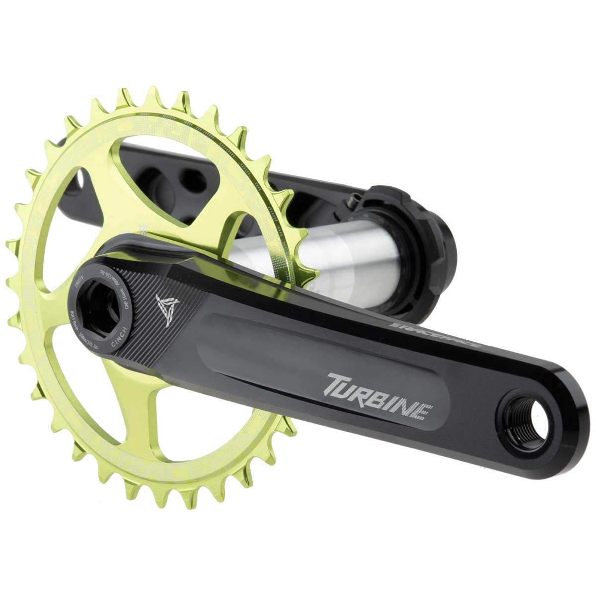 Race Face Turbine Crankset | 136mm spindle, 175mm length | Narrow-wide chainring