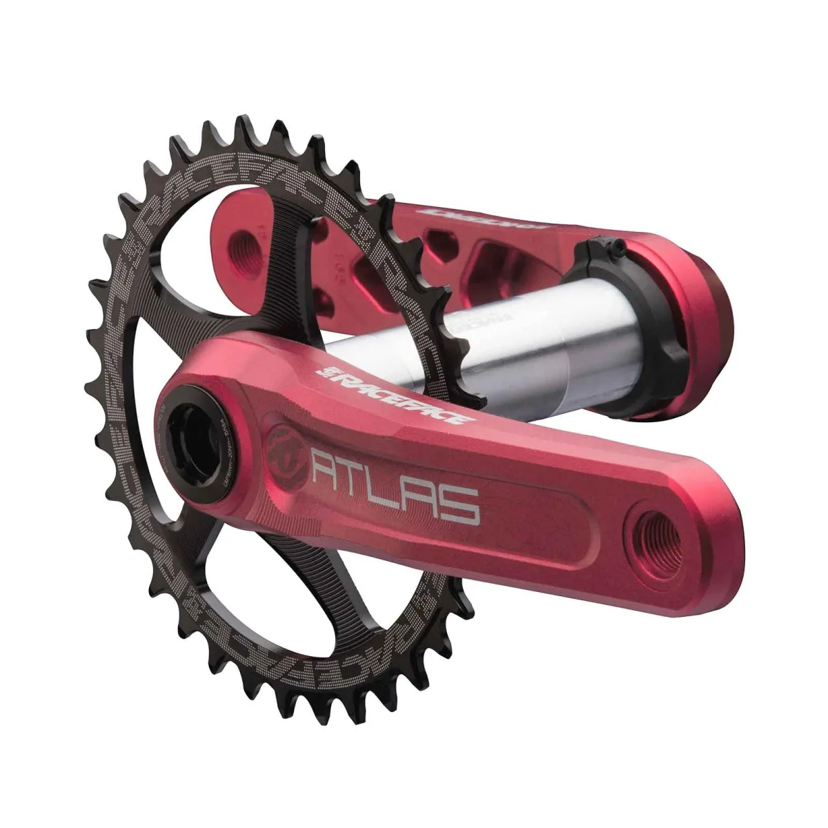 Race Face Atlas Crank Cinch 68–73 mm | DH 136 mm axle with narrow-wide chainring | Length 175 mm