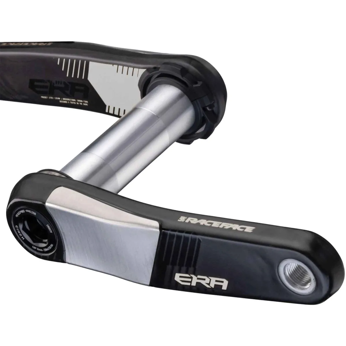 Race Face ERA Carbon Cinch Crankset | 136mm spindle, black, 160mm