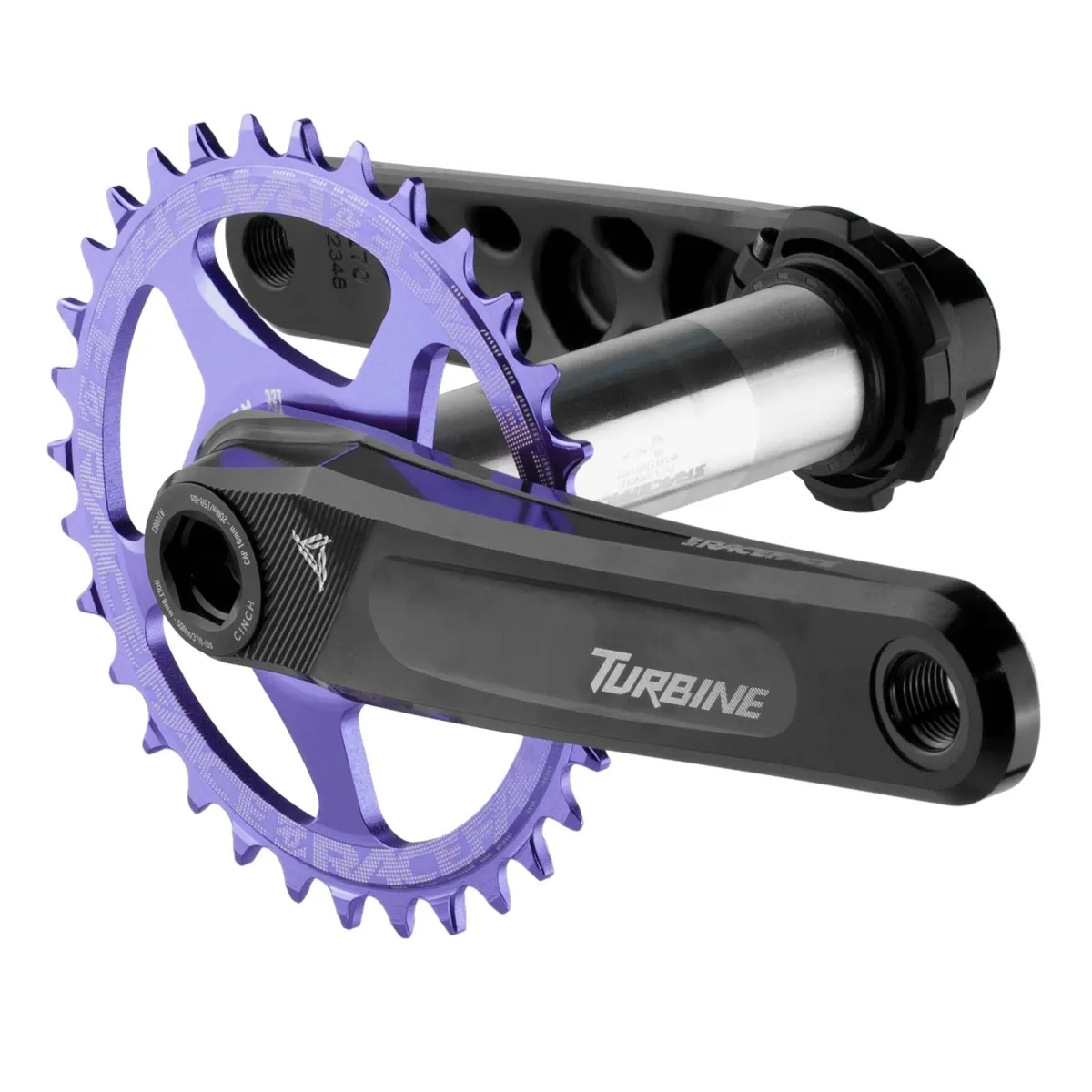 Race Face Turbine Crankset | 136mm axle, 170mm length | Narrow-wide chainring