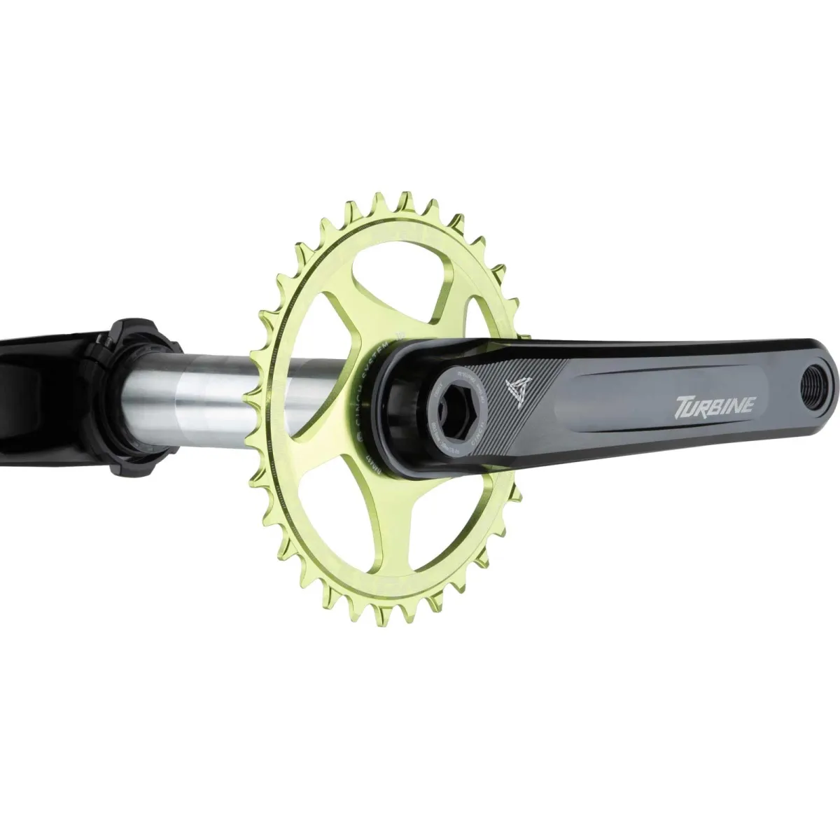 Race Face Turbine Crank Cinch | 143mm spindle length 160 mm | Narrow Wide chainring