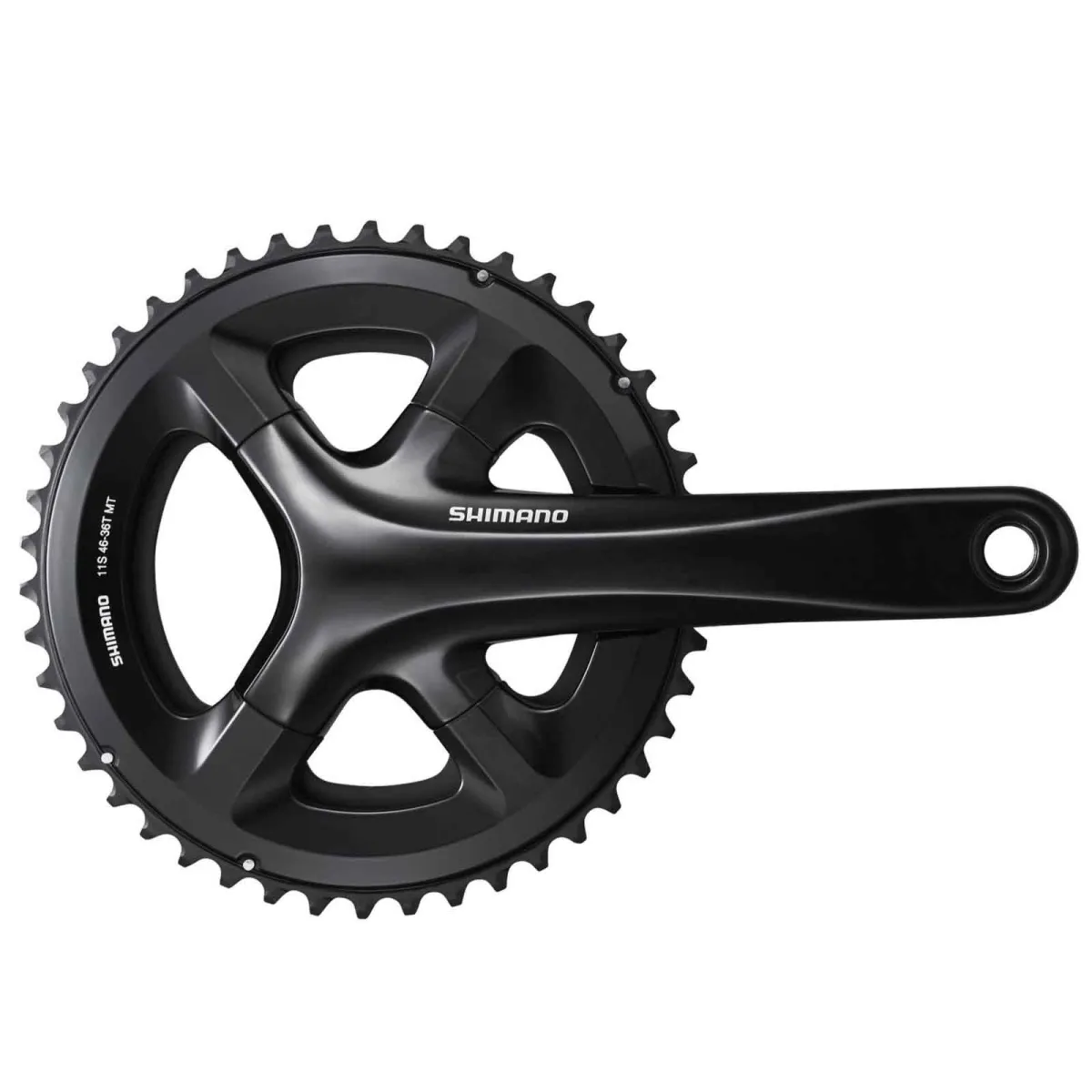 Shimano FC-RS510 crankset, 11x2-speed, 46-36 teeth, 170 mm