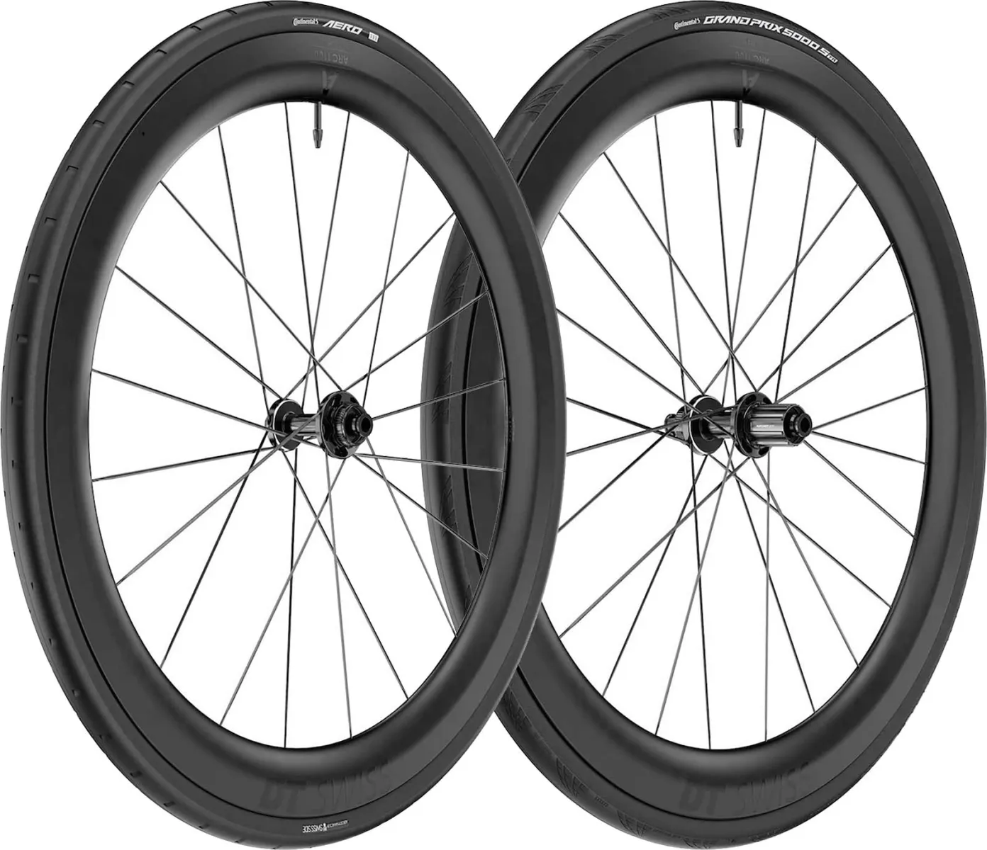 DT Swiss ARC 1100 Dicut DB 55 WTS BLACK wheelset Disc CL 28-inch / 700c Mod 26