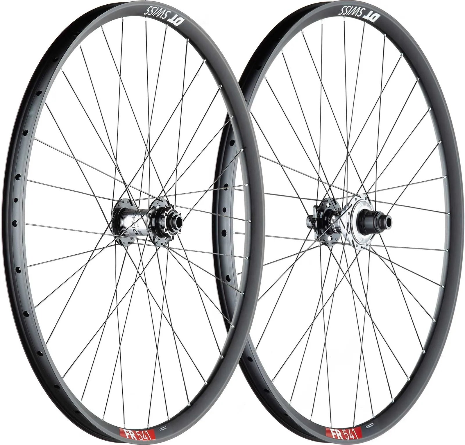 27.5-inch MTB wheelset: e*thirteen Sidekick Disc hubs + DT Swiss FR 541 rims | built by TNC