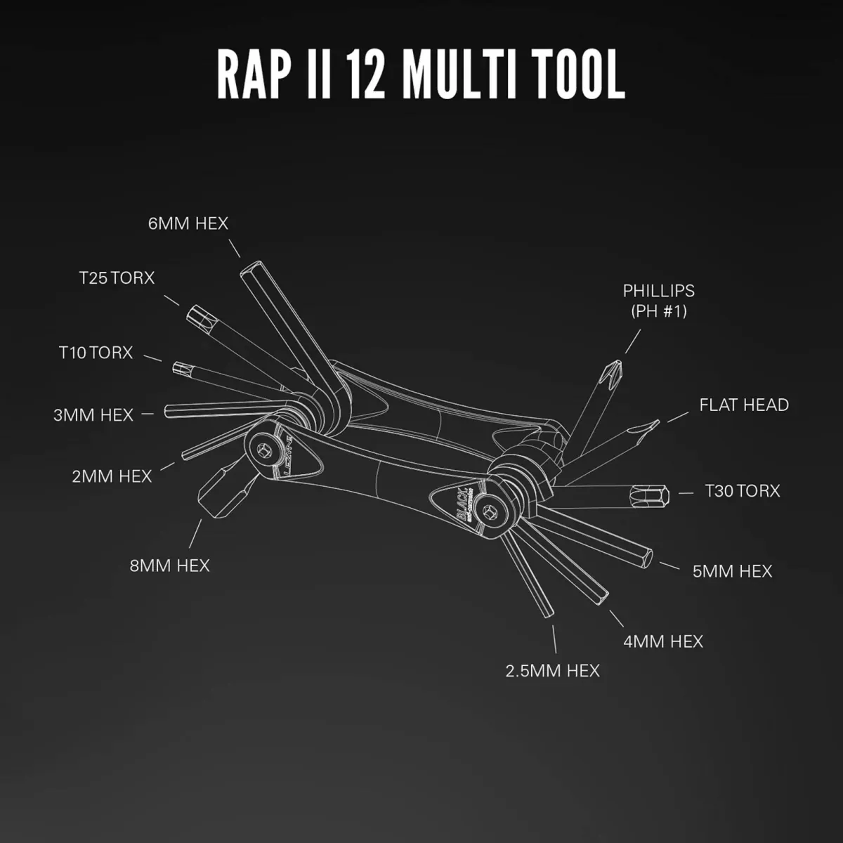 Lezyne RAP II 12 Multitool