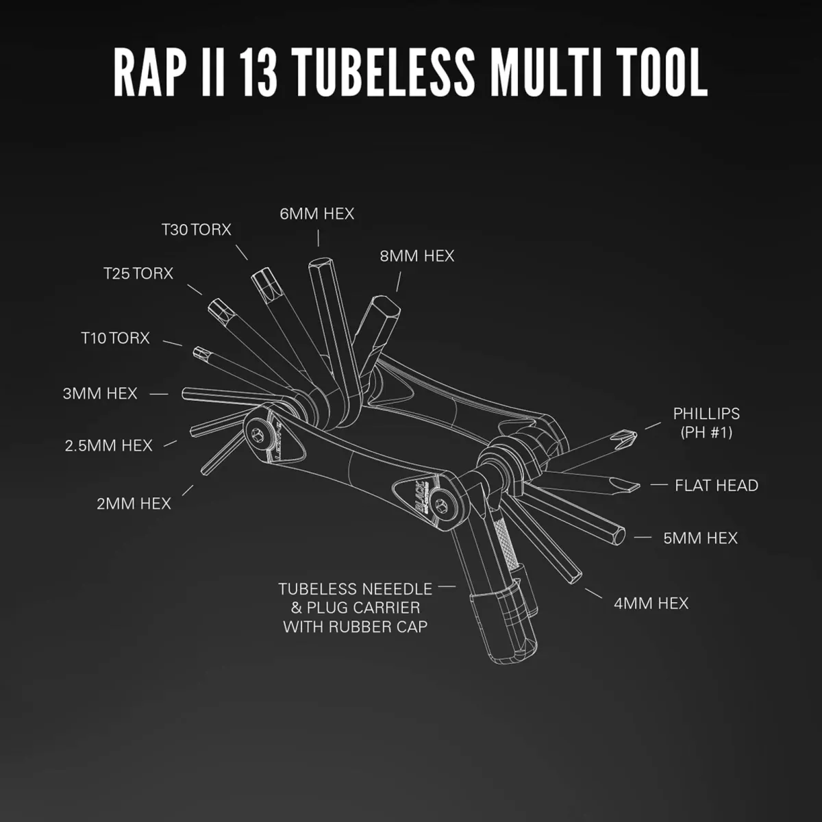 Lezyne RAP II 13 Multitool