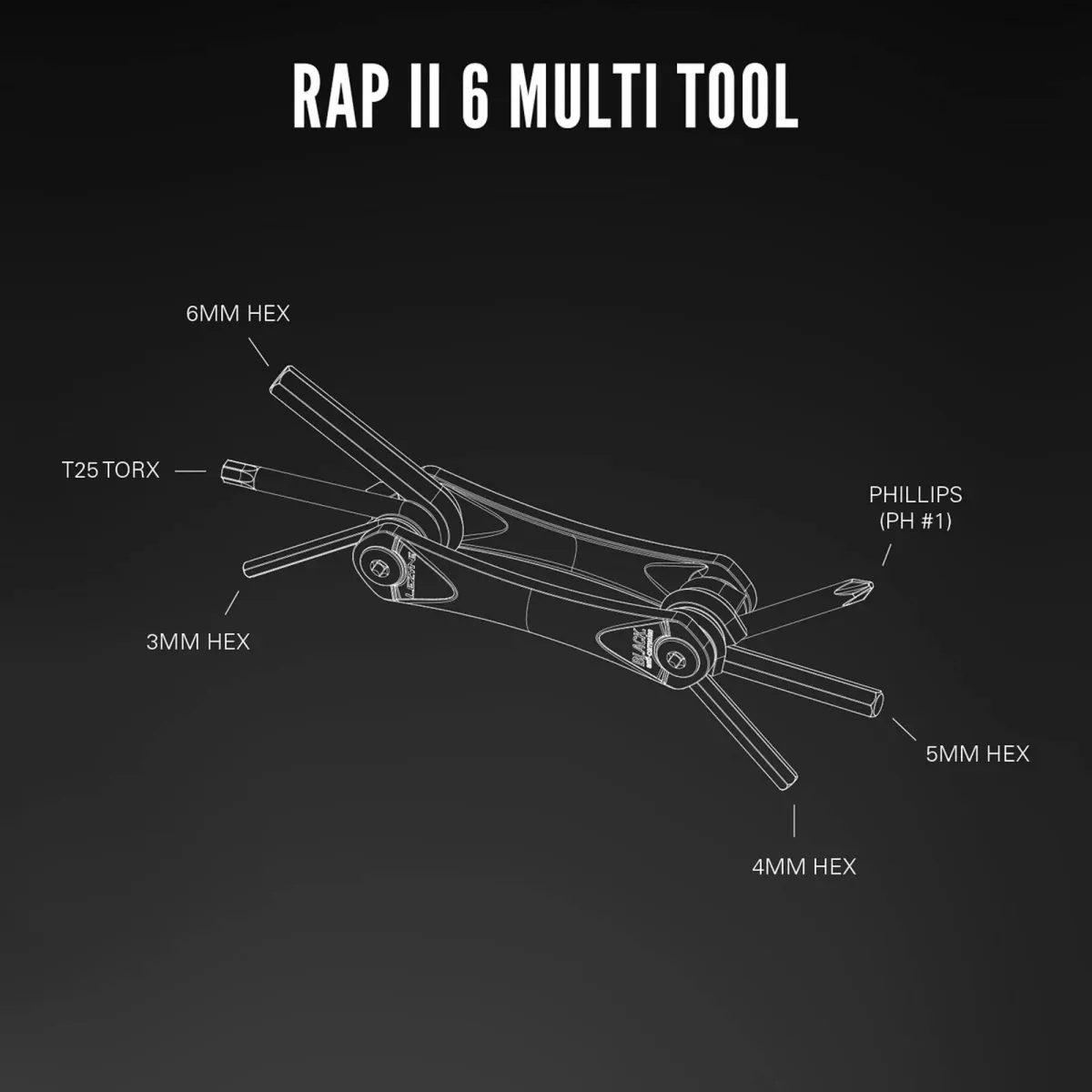 Lezyne Multitool RAP II 6
